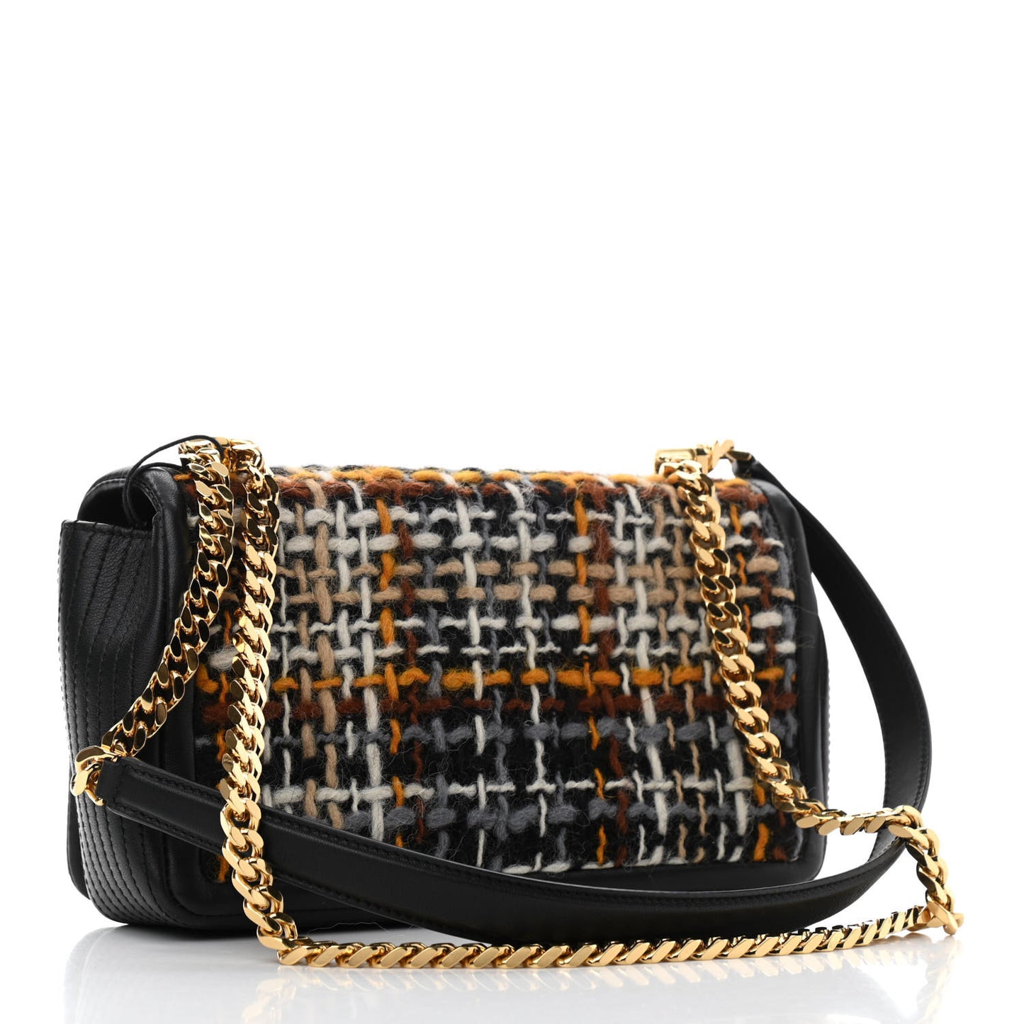 Tweed Lola Bag Black