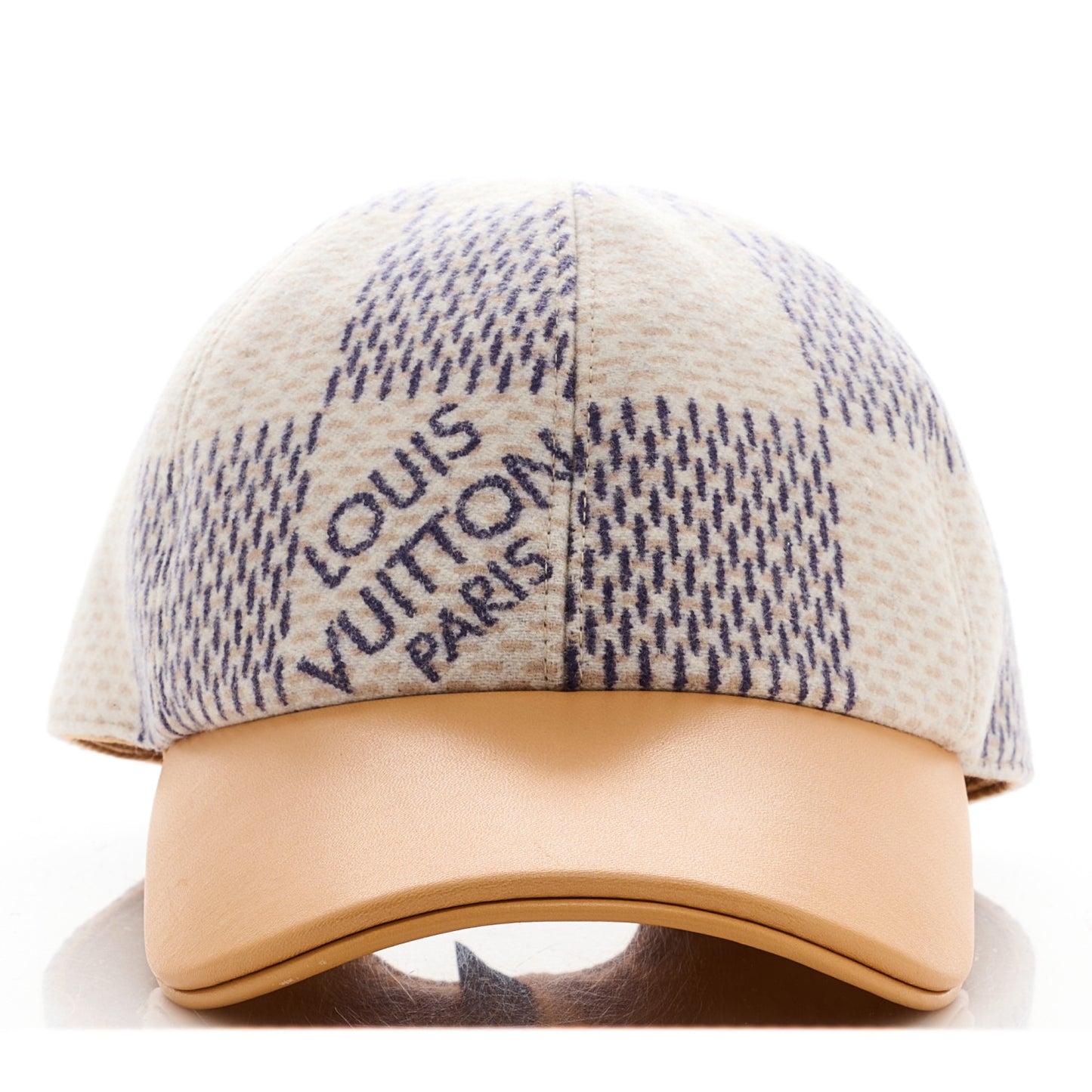 Cotton Lambskin Damier Azur Cap L