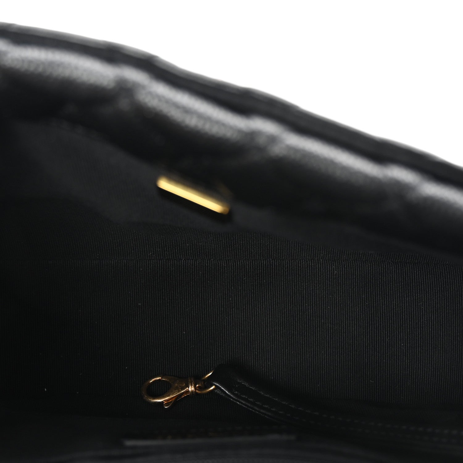 Chanel Caviar Calfskin Quilted Small Top Handle Flap Black 5 of 11