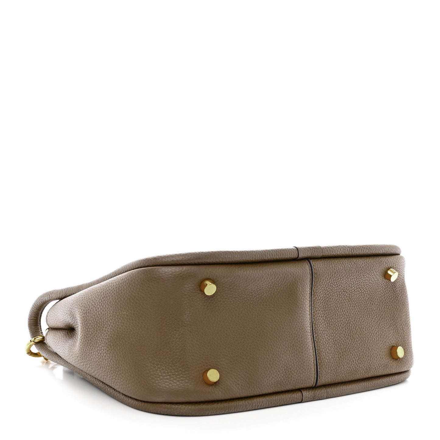 Silky Calfskin Medium Leighton Solid Grey