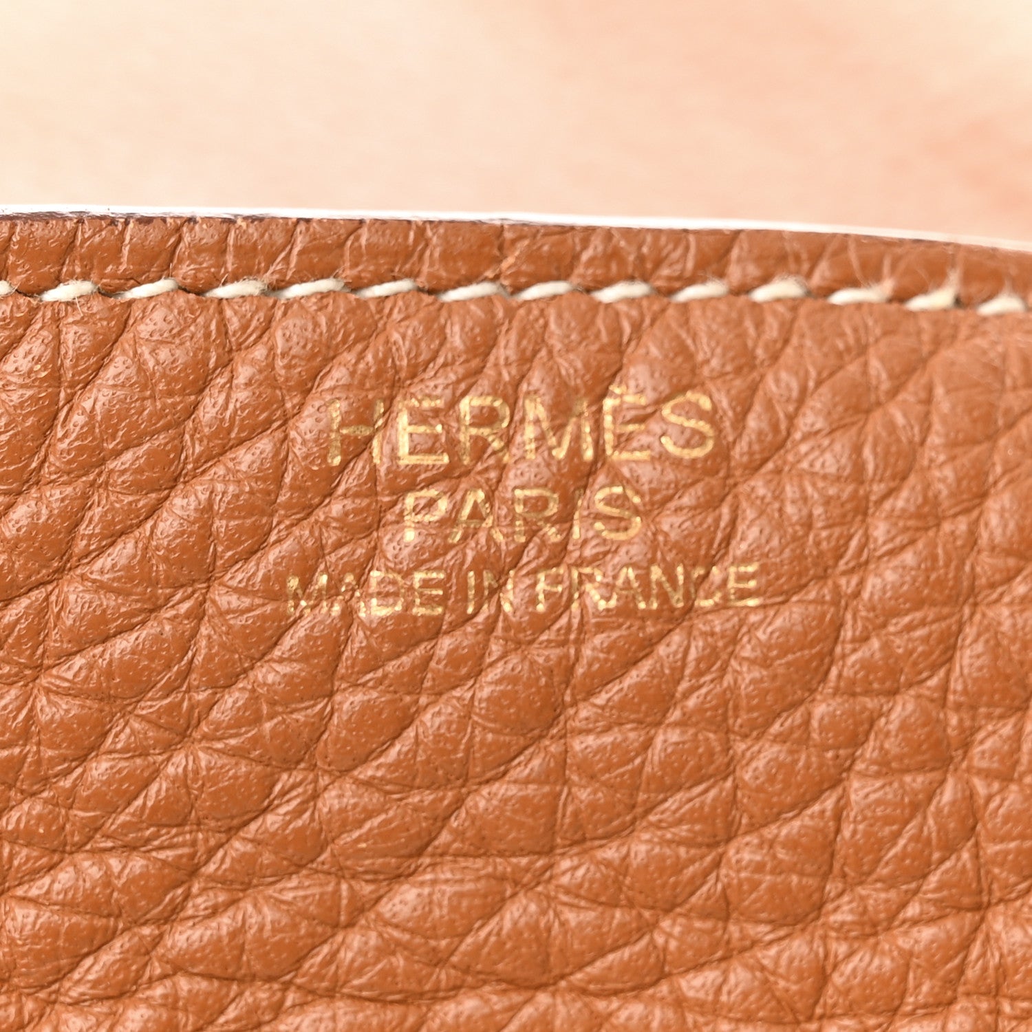 Hermes Taurillon Clemence Lindy 30 Gold 6 of 14