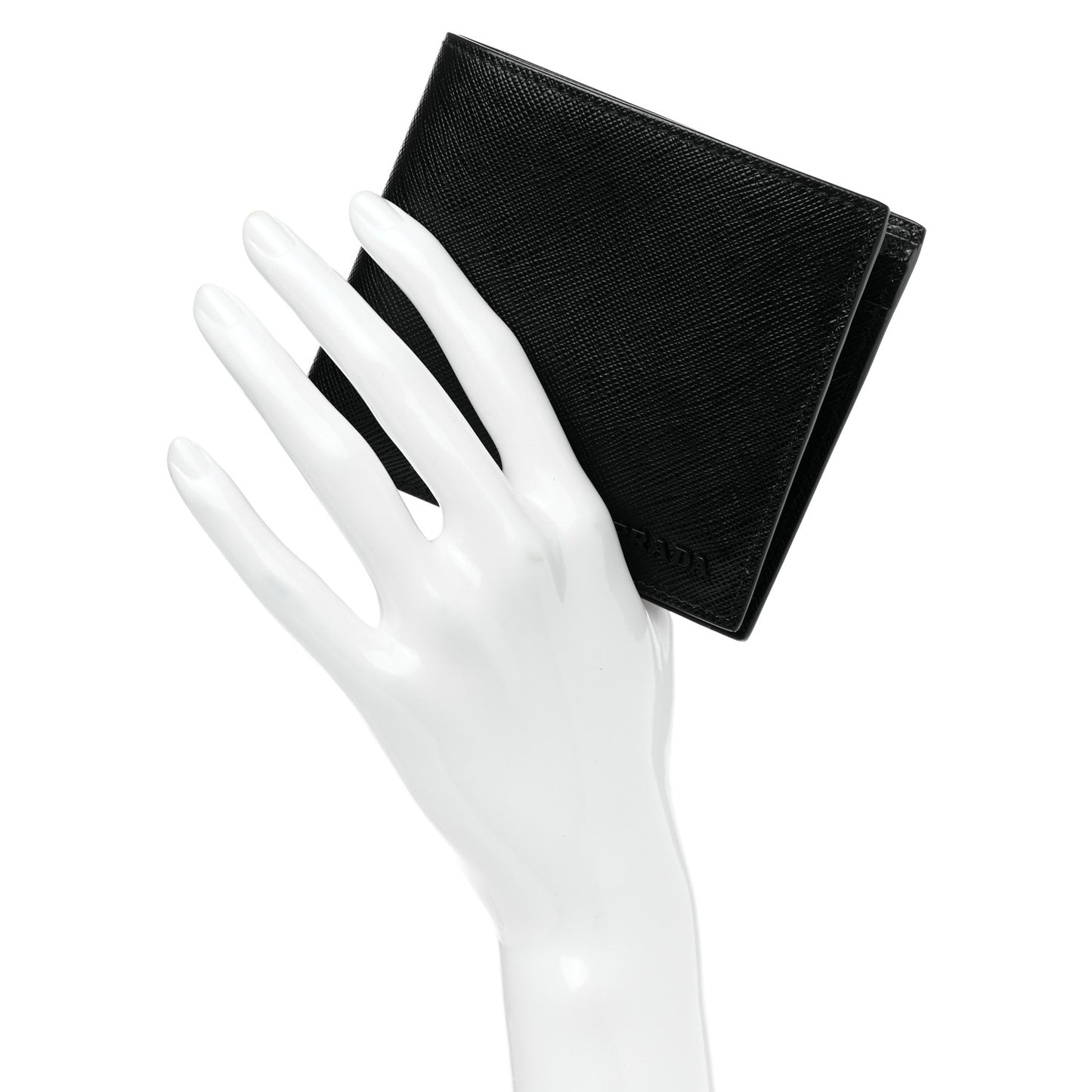 Saffiano Bi-Fold Wallet Black