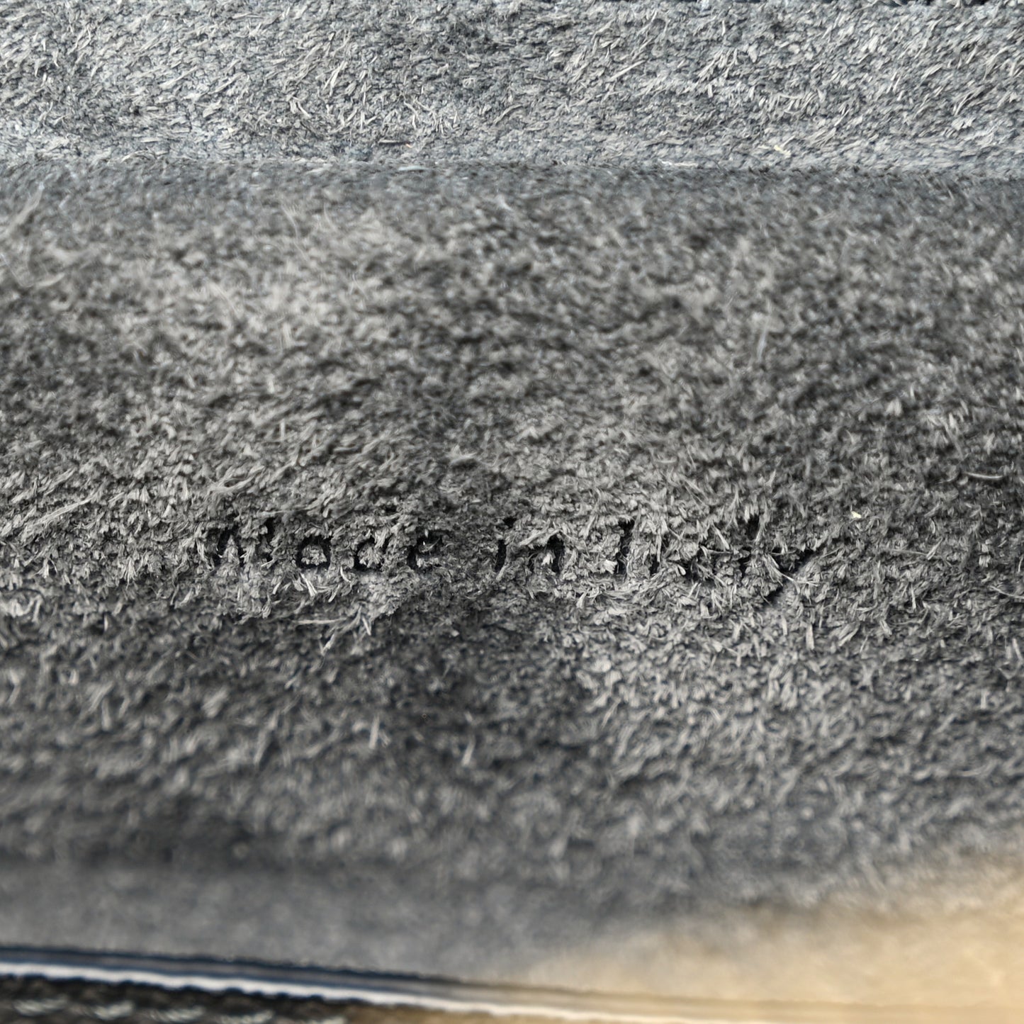 Grained Calfskin Micro Belt Bag Grey