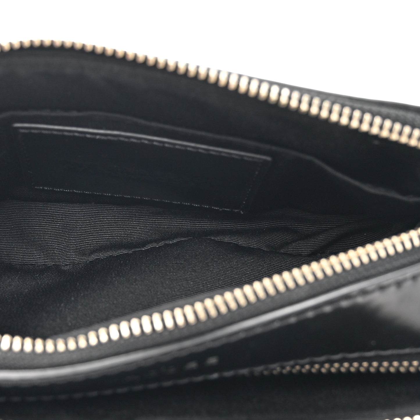 Calfskin Pierced Small Snapshot Camera Bag Black