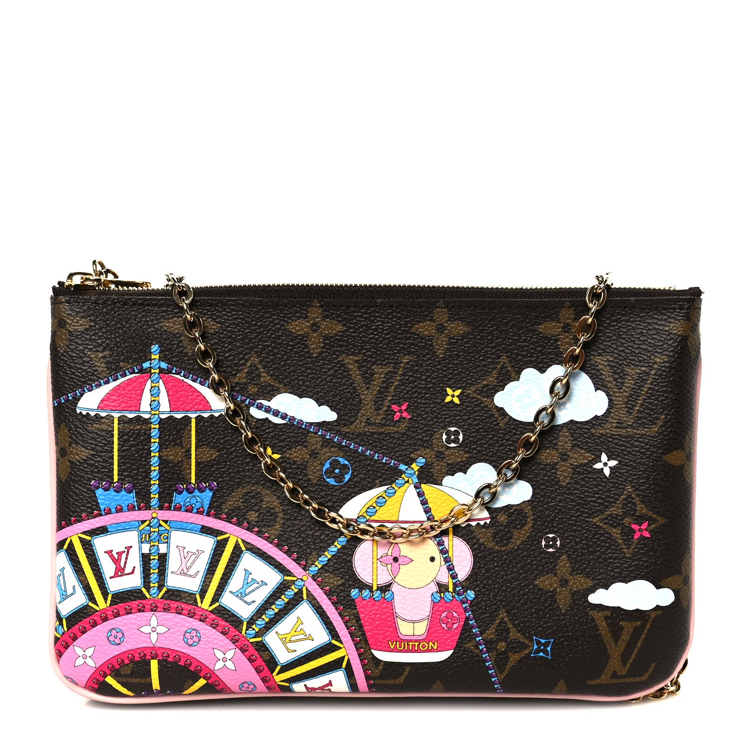 Louis Vuitton Monogram 2020 Christmas Animation Big Wheel Double