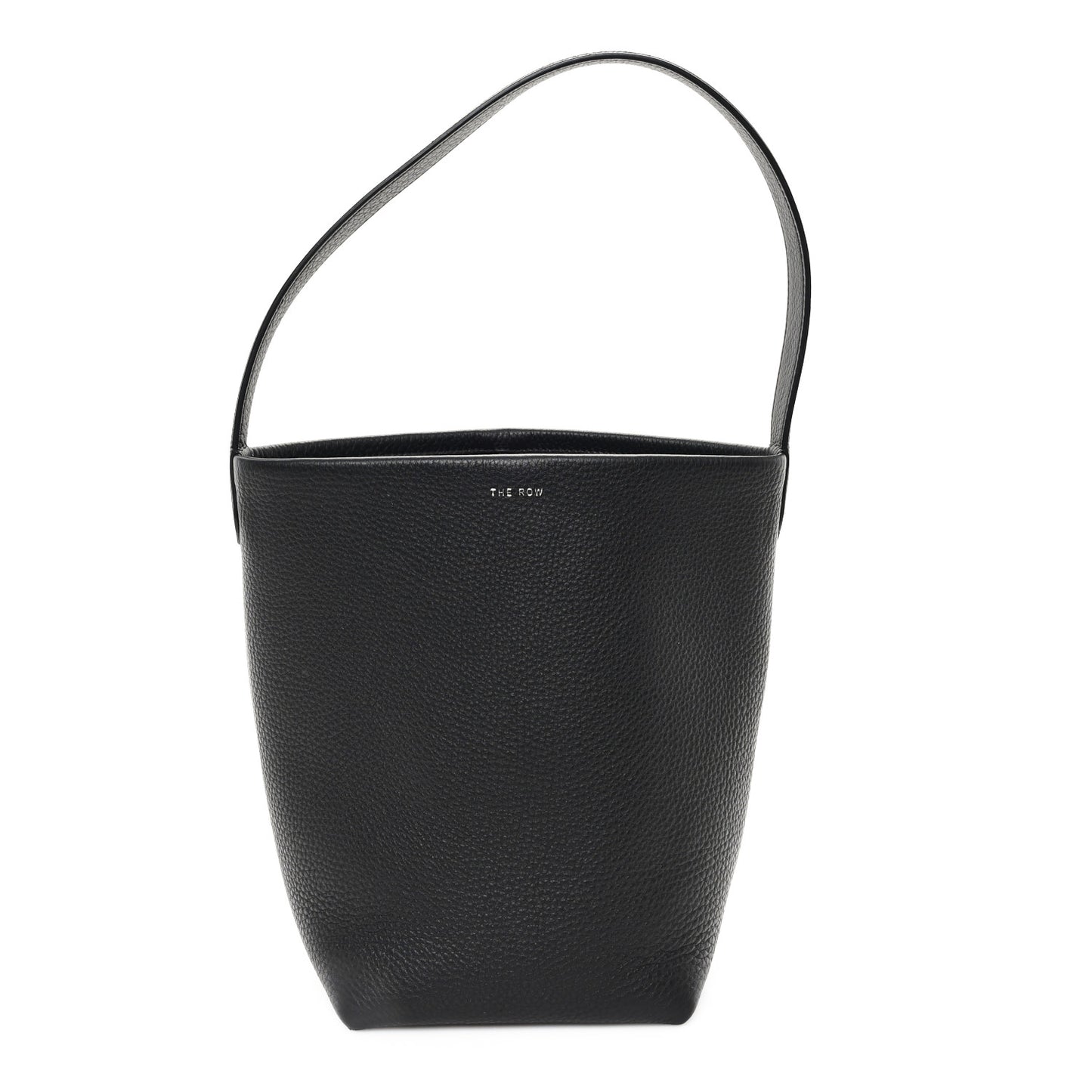 Grained Calfskin Small N/S Park Tote Black