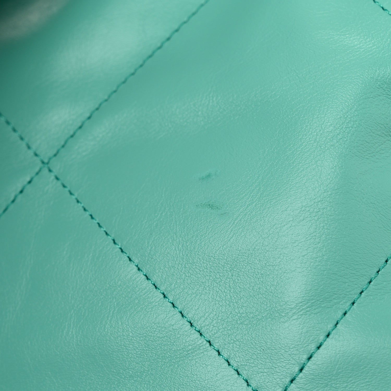 Chanel Shiny Calfskin Quilted Small Chanel 22 Light Blue 12 of 12