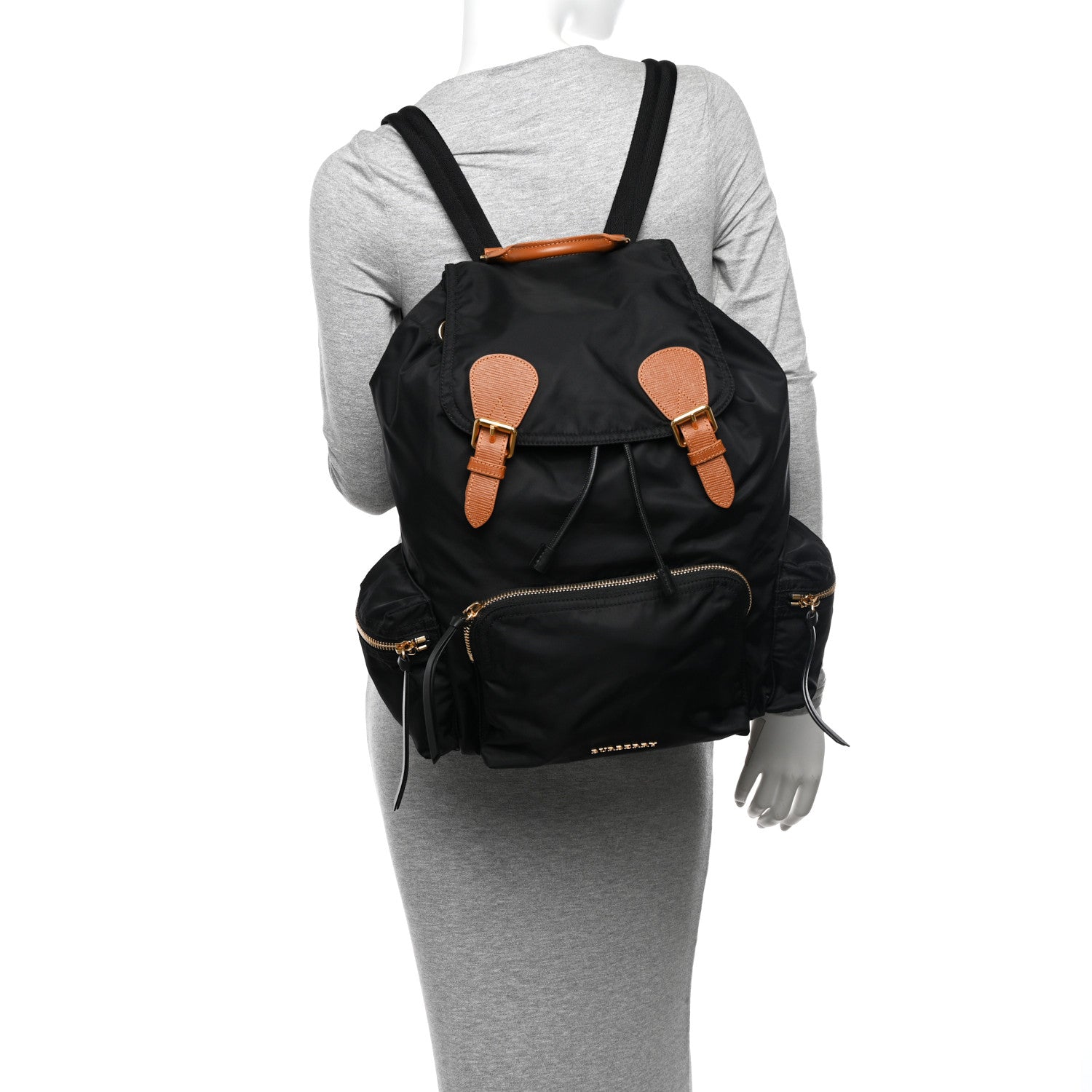 Burberry Nylon Large Rucksack Backpack Black 2 of 13