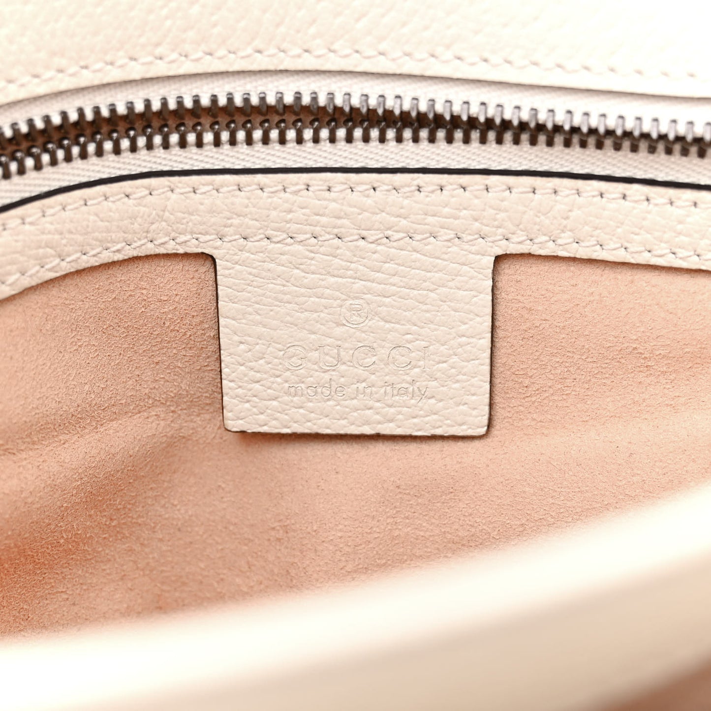 GG Supreme Monogram Medium Queen Margaret Shoulder Bag Mystic White