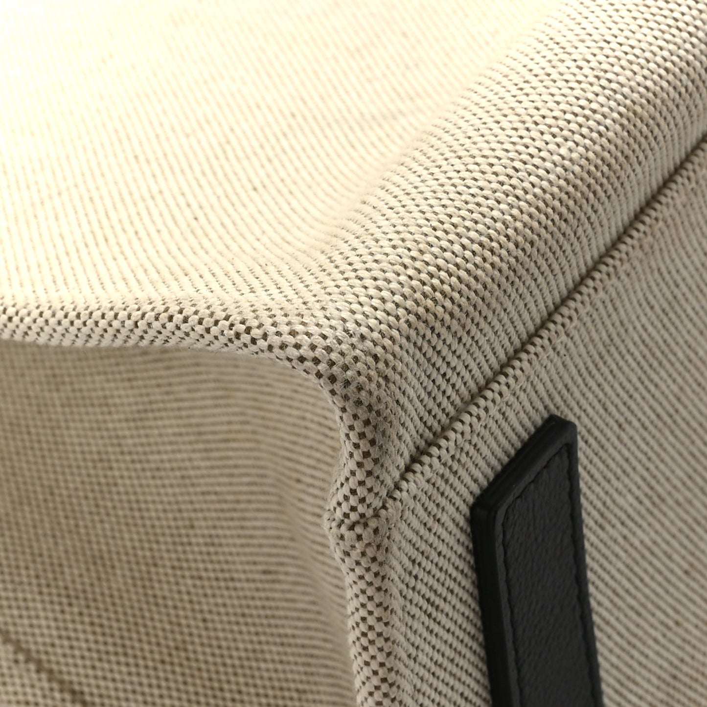 Canvas Calfskin La Medusa Tote Bag Beige