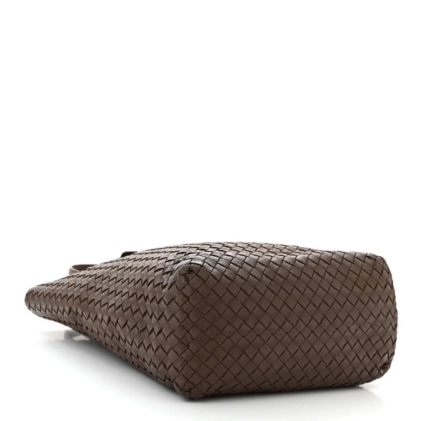 Nappa Intrecciato Medium Seamless Tote Brown