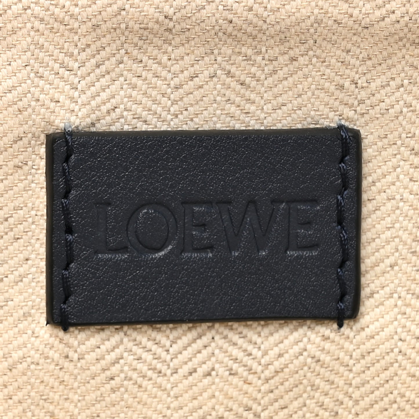 Supple Smooth Calfskin Jacquard Small Cubi Crossbody Bag Deep Navy