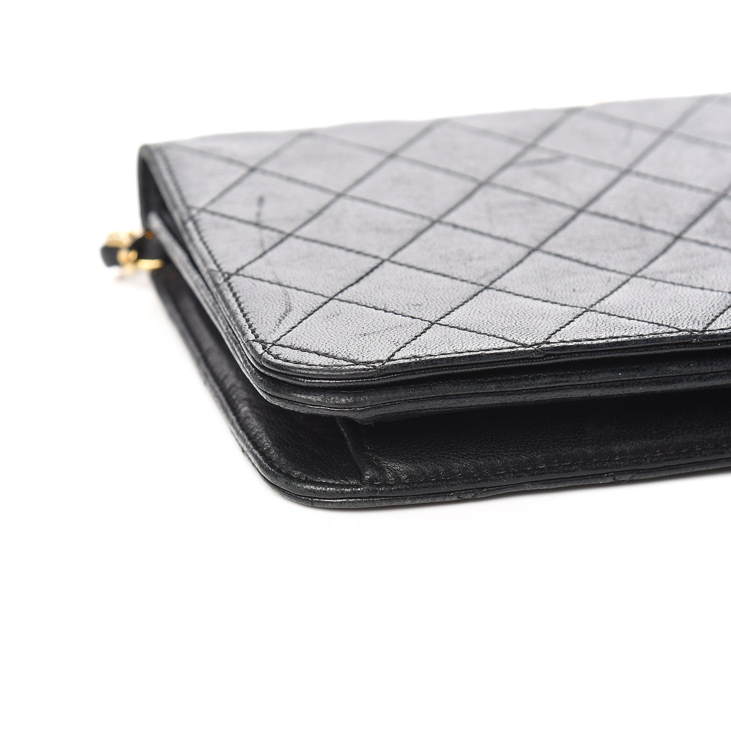 Chanel Lambskin Quilted Small Single Flap Black 12 of 15