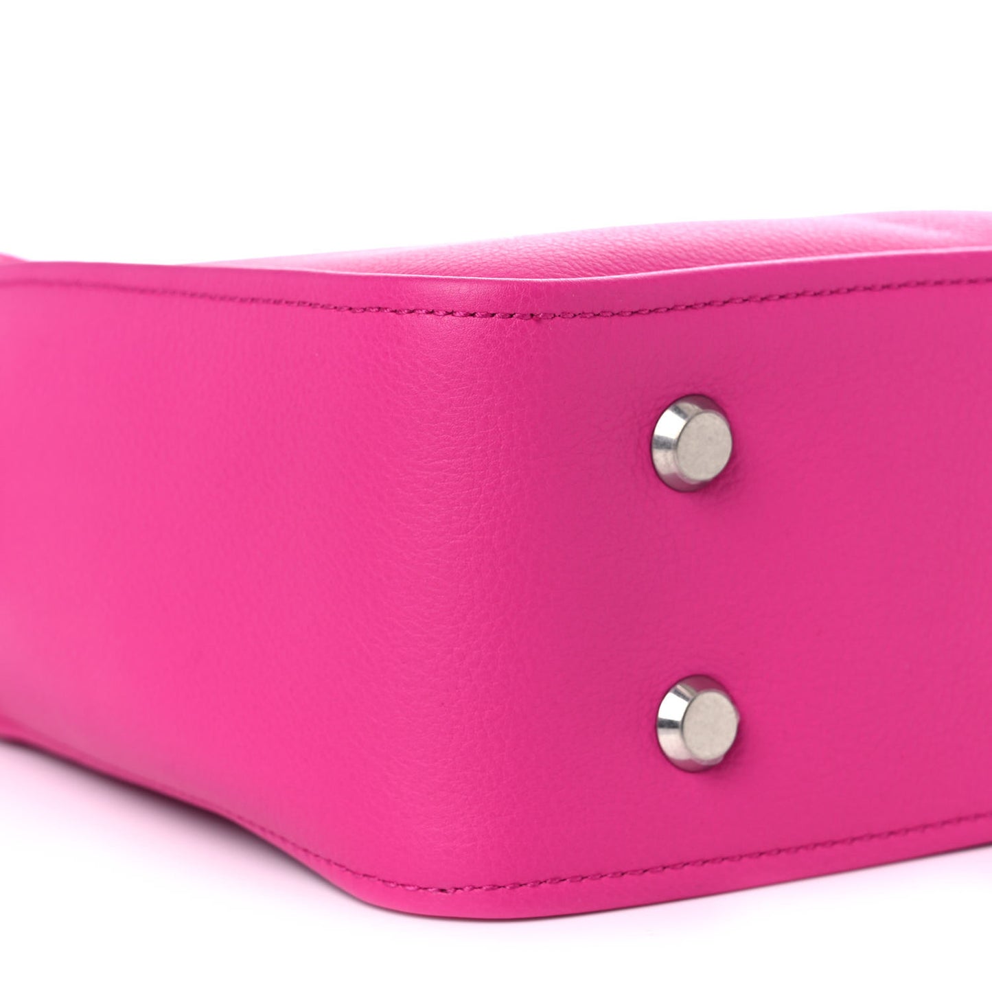 Calfskin XS Triangle Duffle Acid Pink