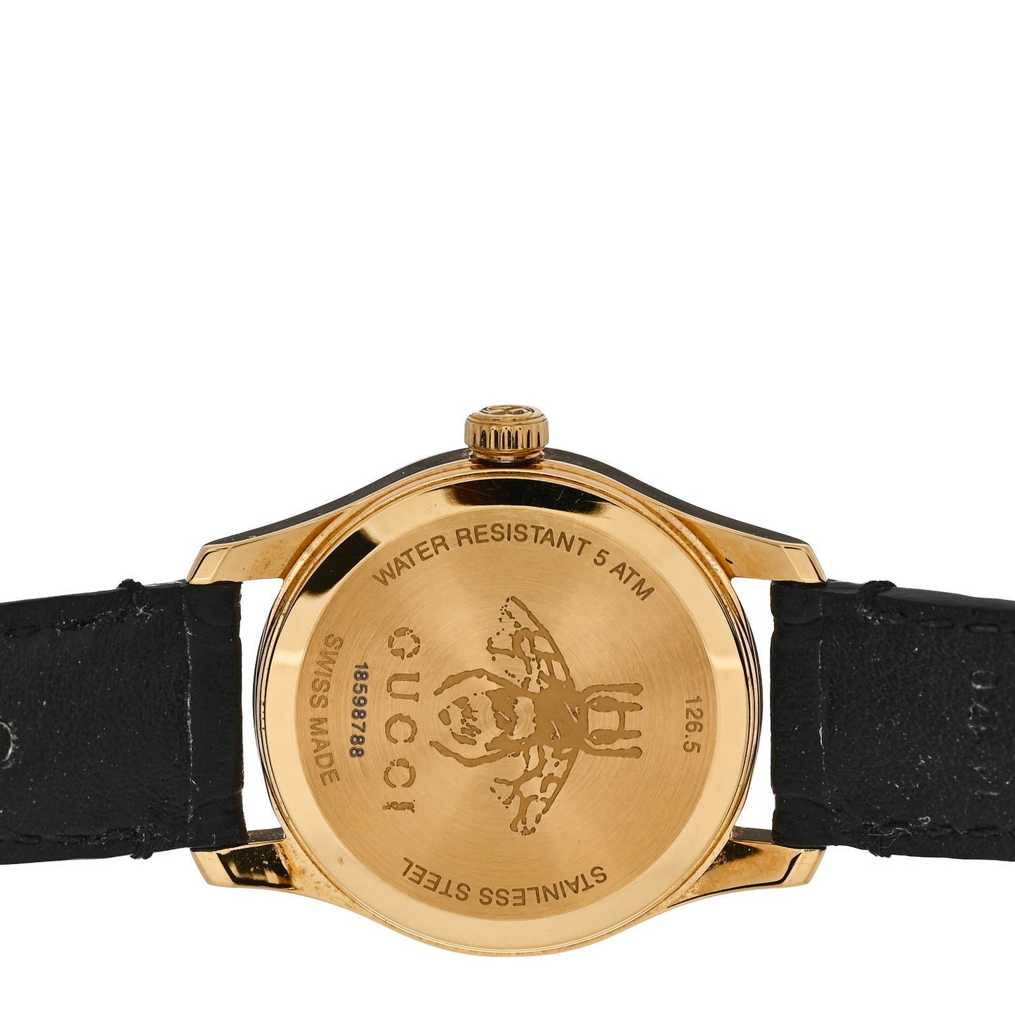 Stainless Steel Calfskin 27mm G-Timeless Quartz Watch Black