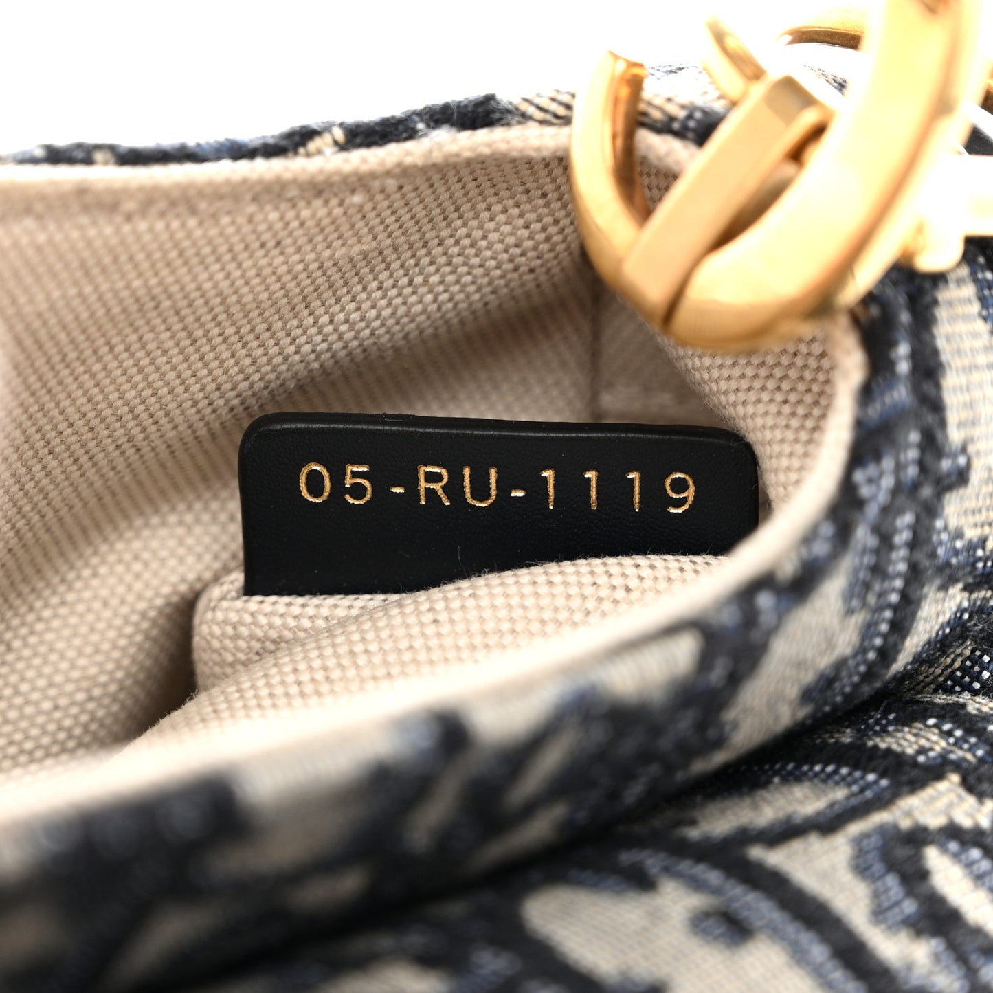 Oblique Mini Saddle Bag Blue