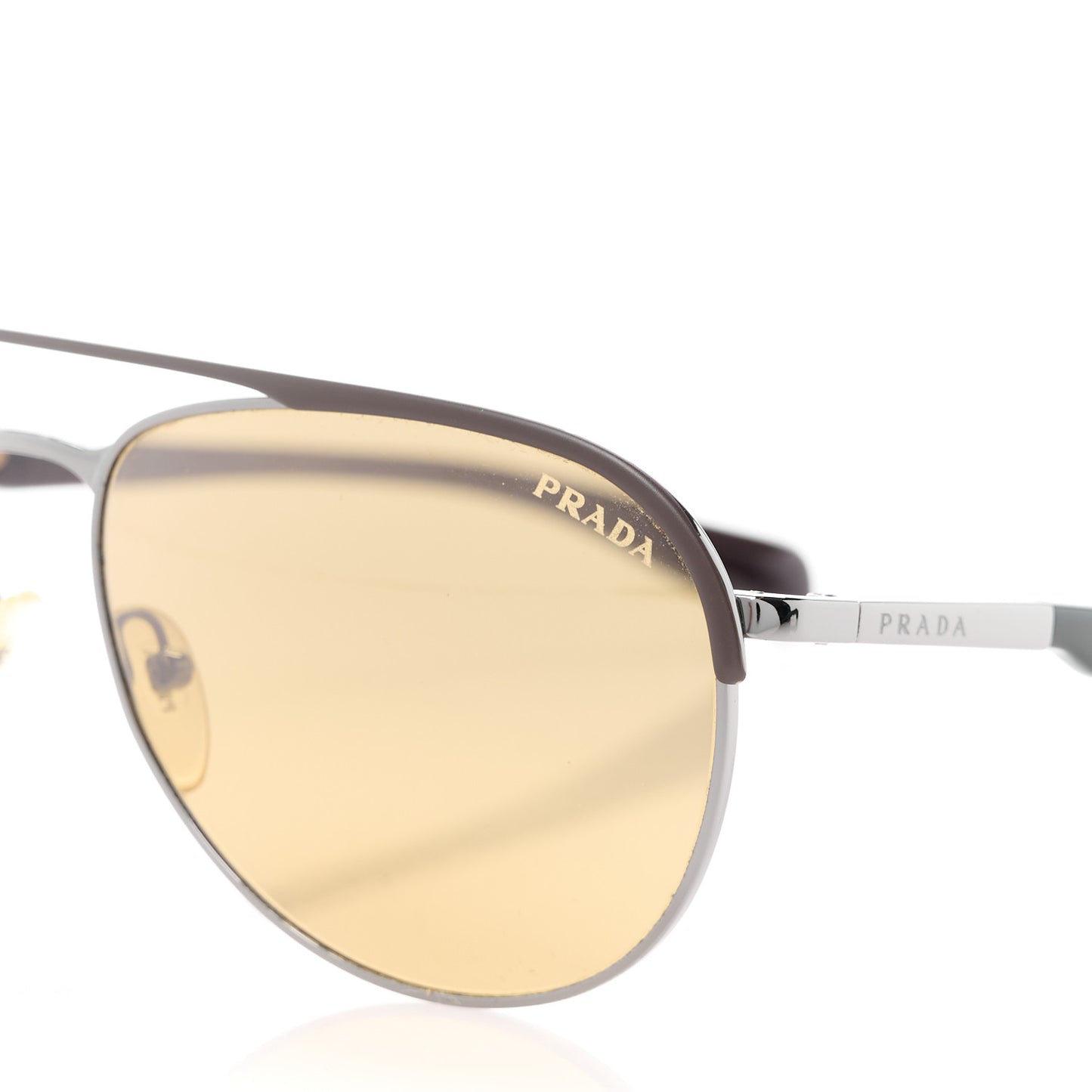 Metal Aviator Sunglasses PR51QS Black