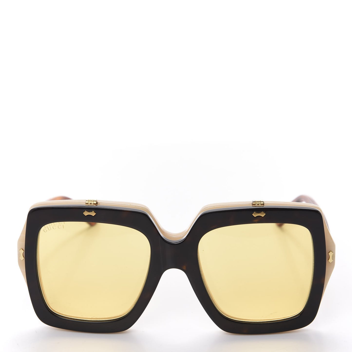 Acetate Oversized Flip Up Sunglasses GG0088S Tortoise