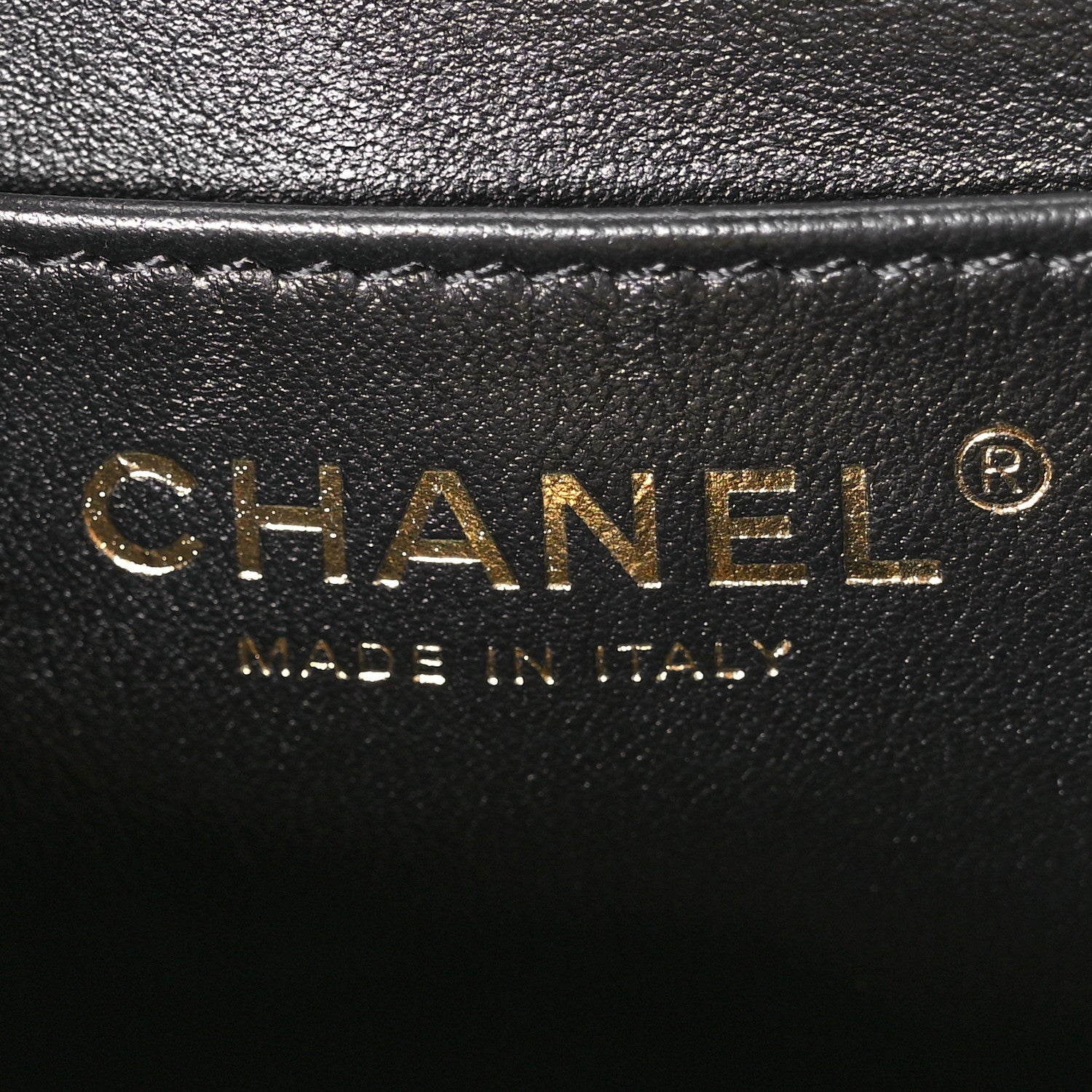 Chanel Metallic Lambskin Quilted Mini CC Crystal Logo Chain Flap Gold 6 of 11