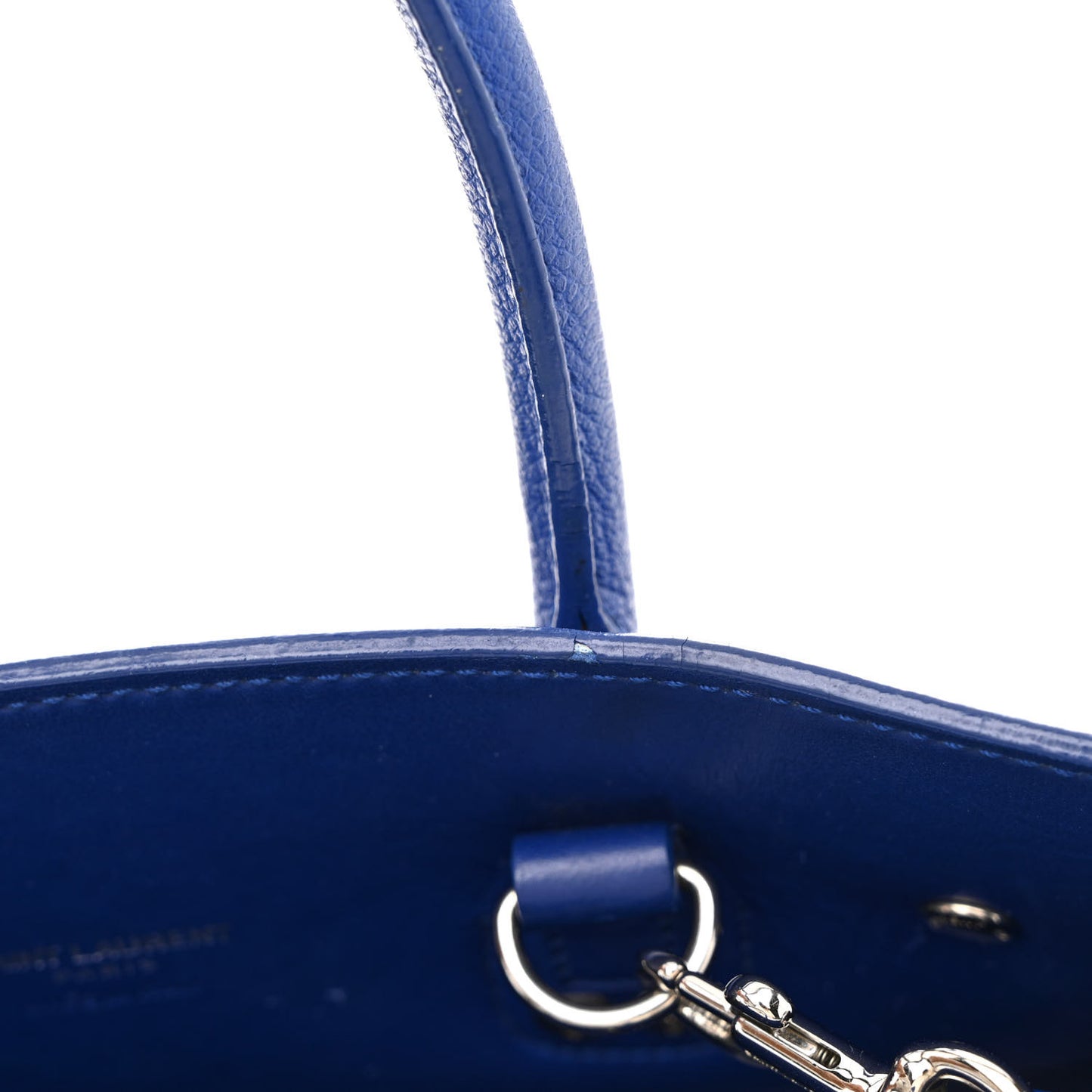 Grained Calfskin Baby Sac De Jour Royal Blue