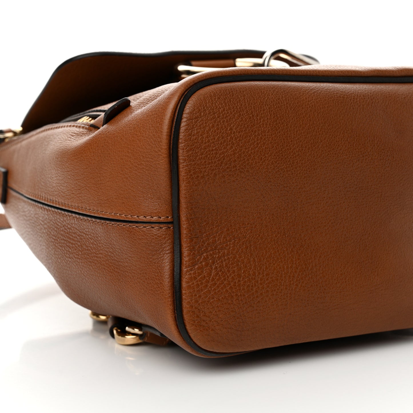 Suede Calfskin Medium Faye Backpack Tan