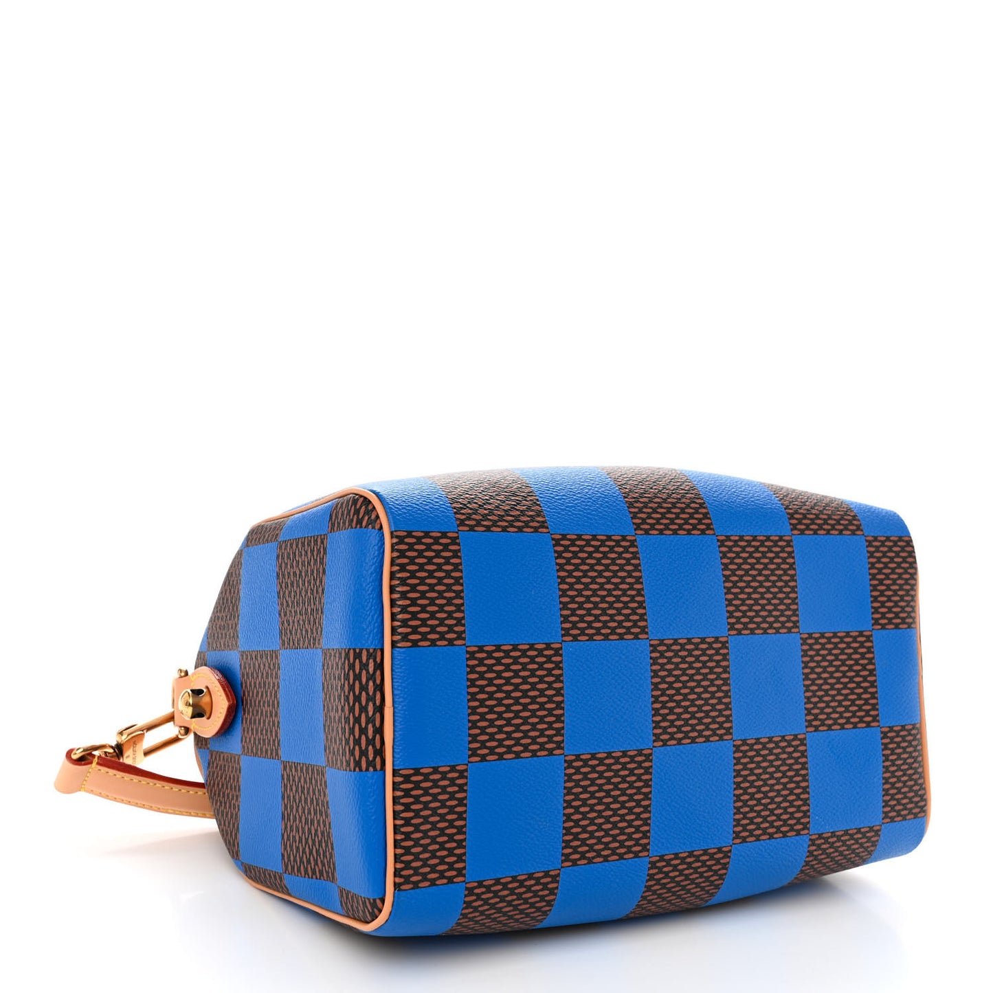 Damier Pop Speedy Bandouliere 25 Blue