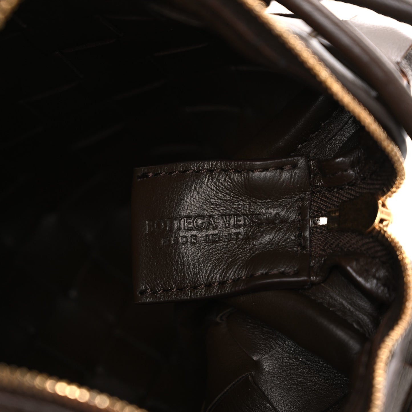 Nappa Intrecciato Mini Loop Camera Bag Fondant