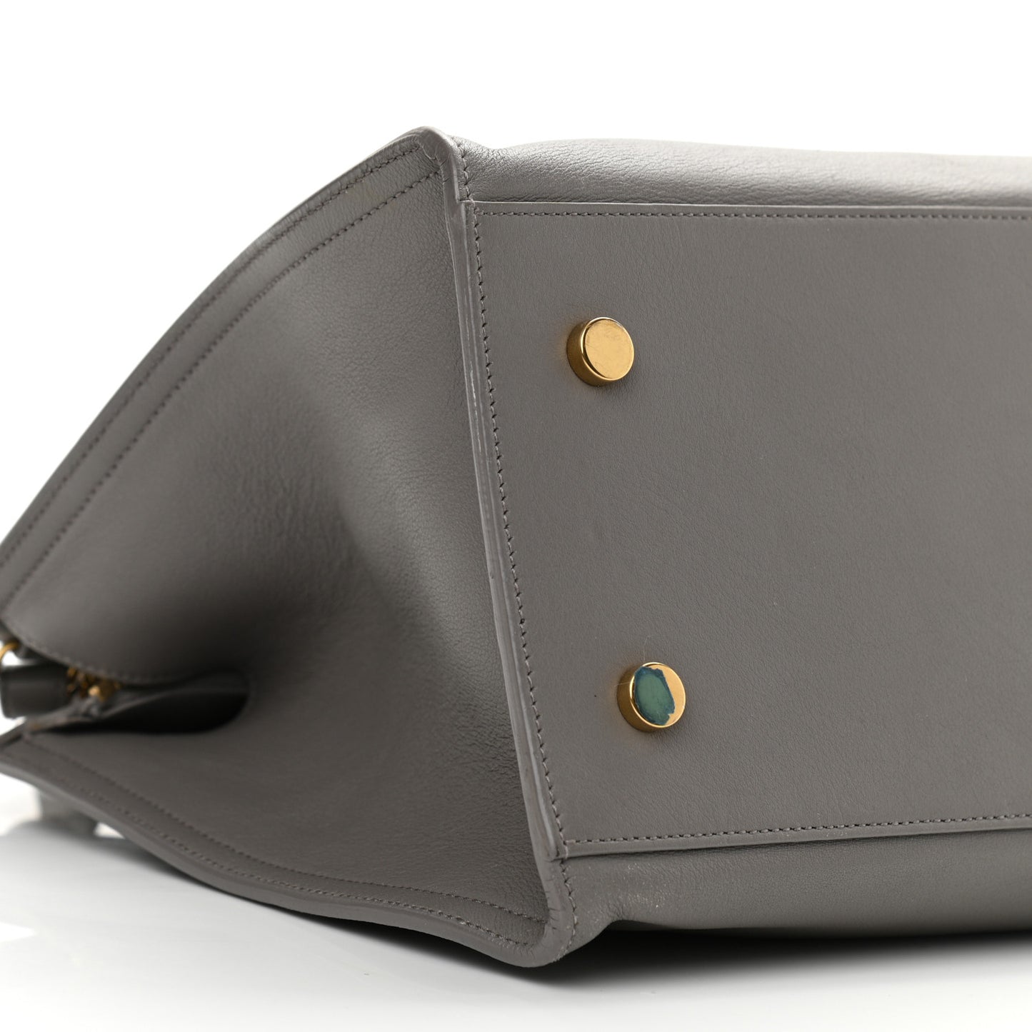 Calfskin Small Monogram Cabas Grey