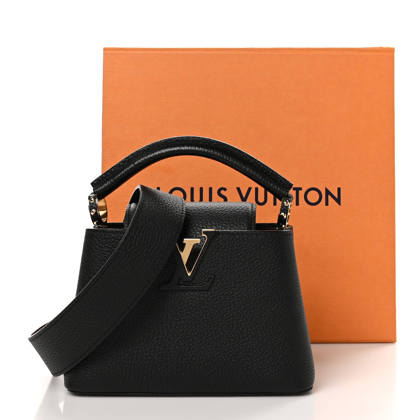 Taurillon Mini Capucines Black