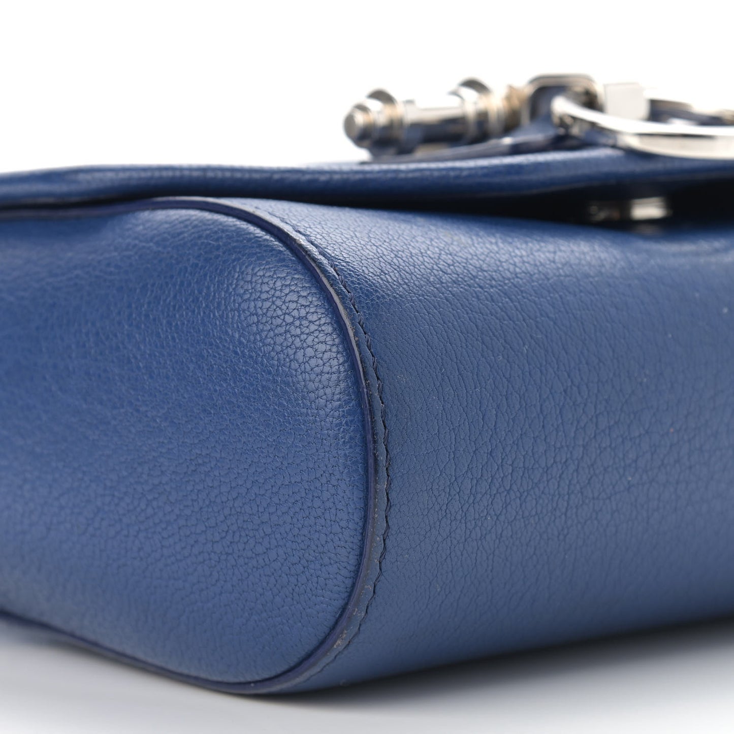 Sugar Goatskin Obsedia Shoulder Bag Navy