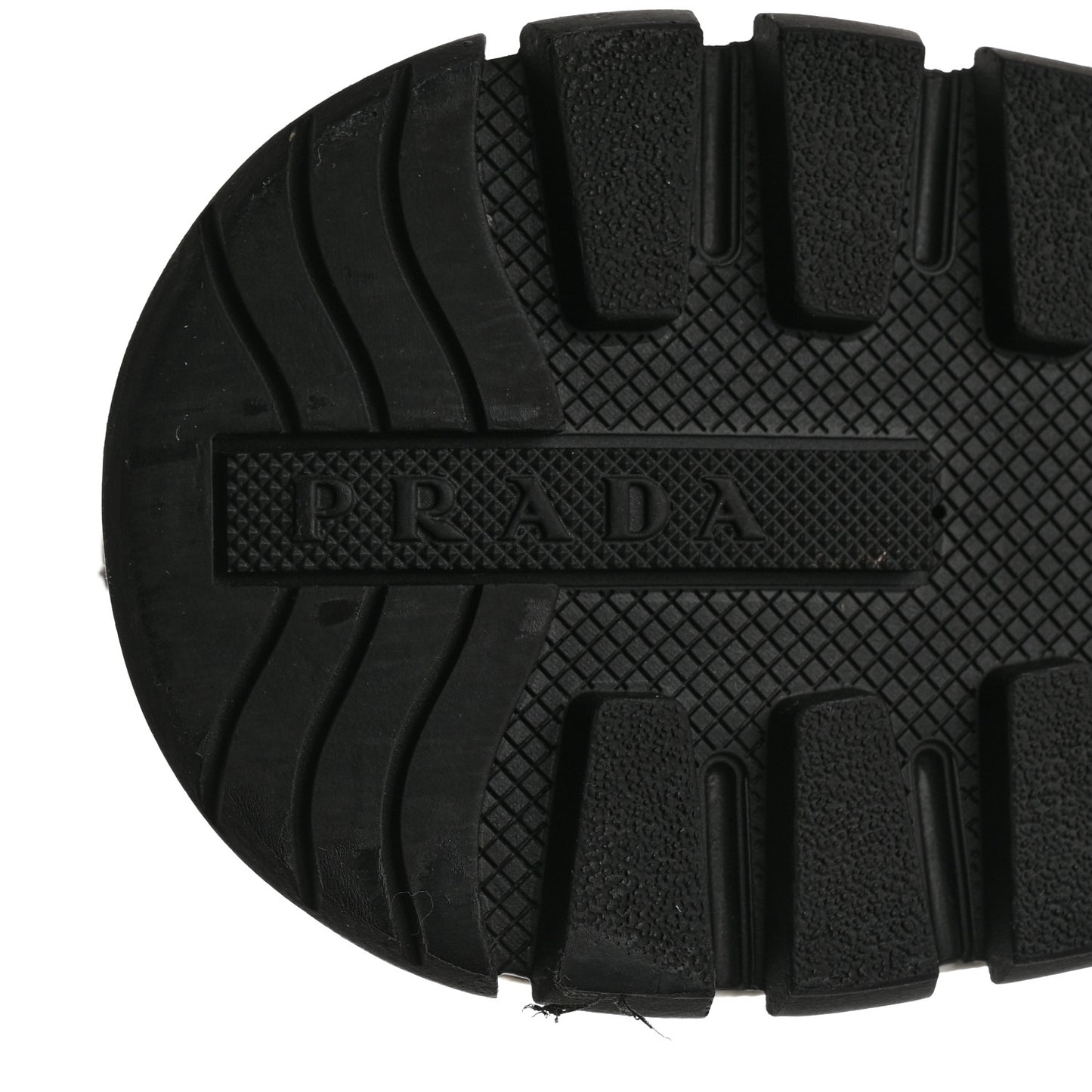 Nylon Gabardine Logo Sneakers 38 Black