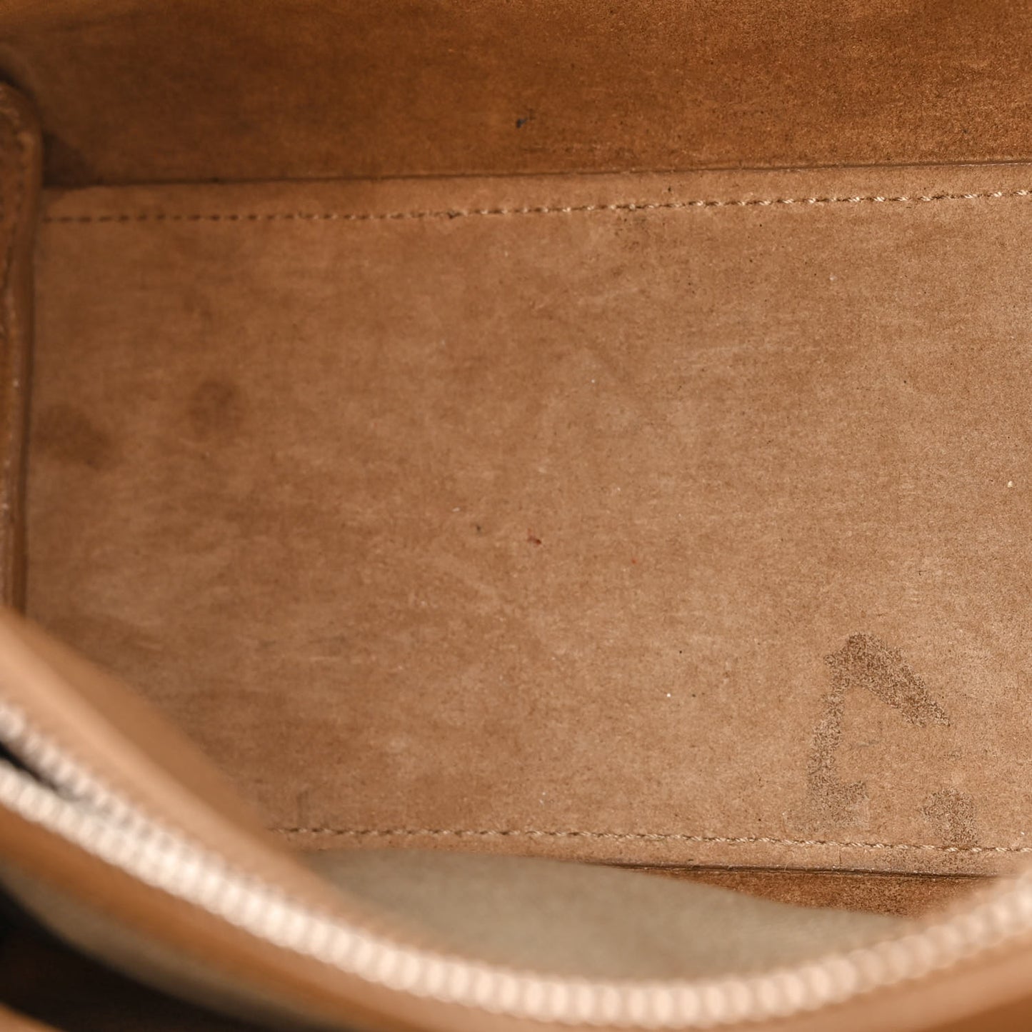 Grained Calfskin Baby Sac De Jour Souple Dark Beige