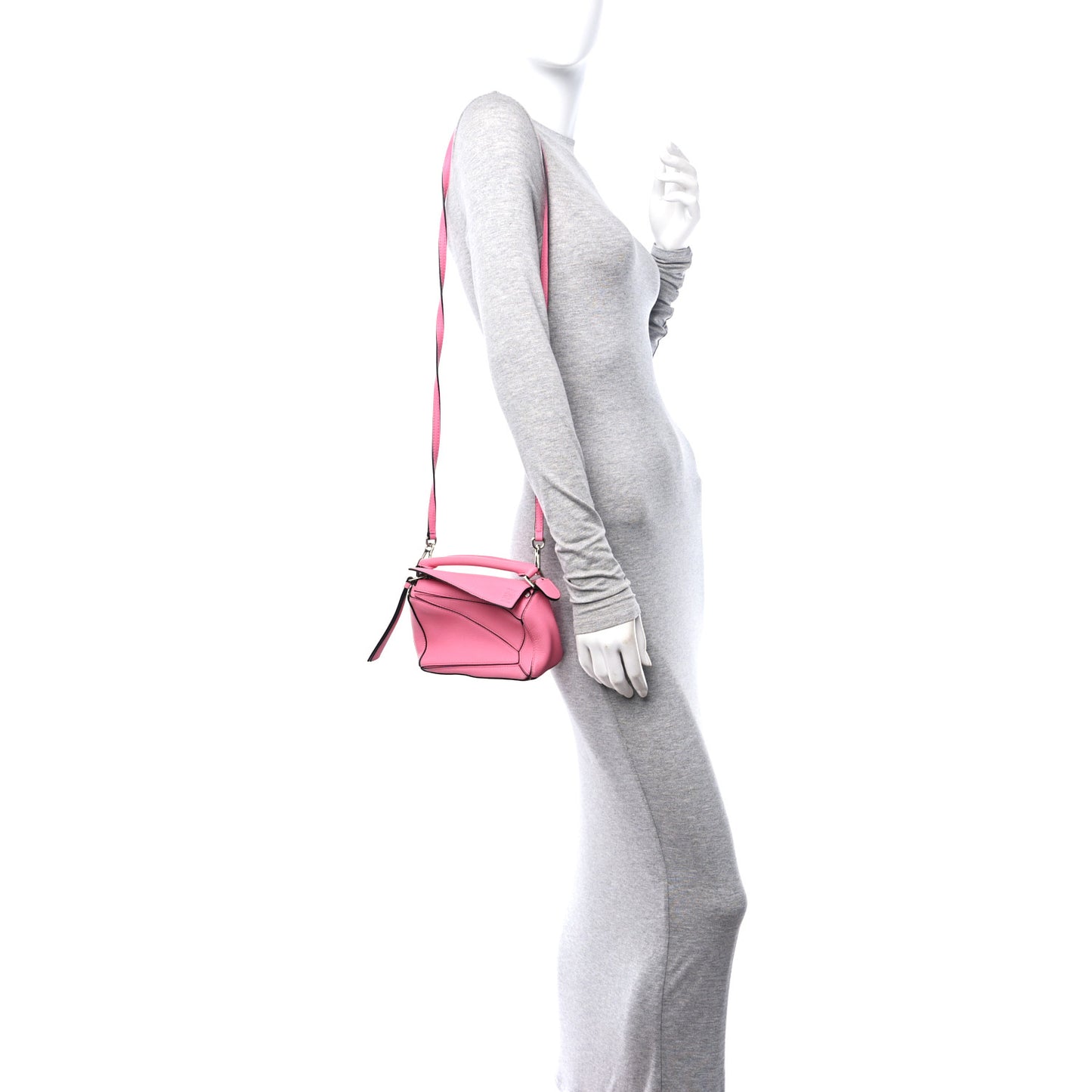 Calfskin Mini Puzzle Bag Wild Rose