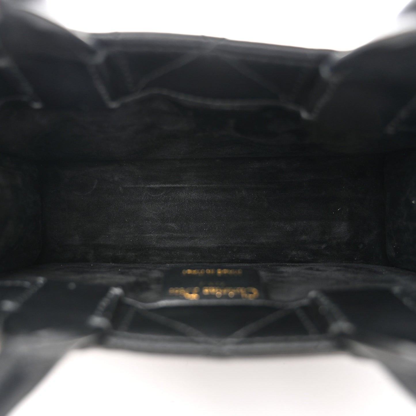 Calfksin Macrocannage Mini Book Tote Black