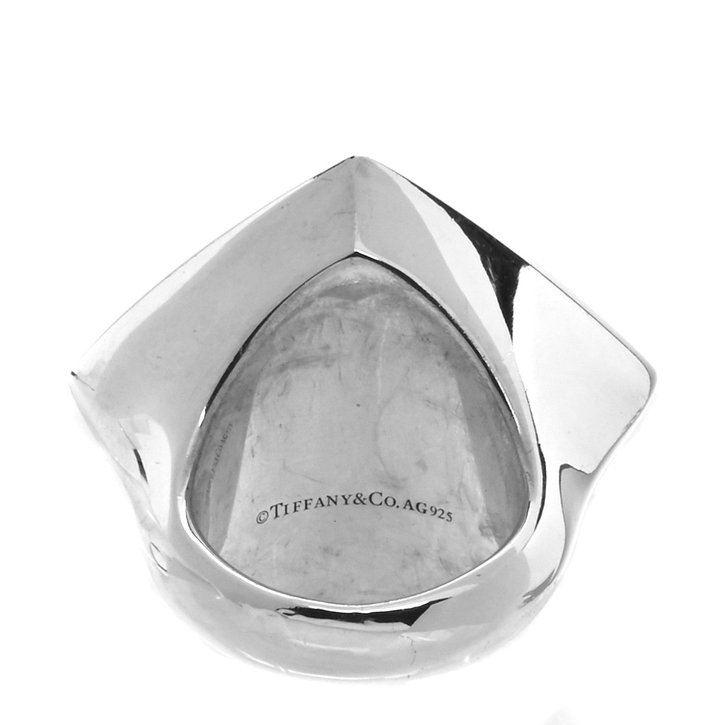 Tiffany Sterling Silver Out of Retirement Pyramid Ring 47 4 3 of 4
