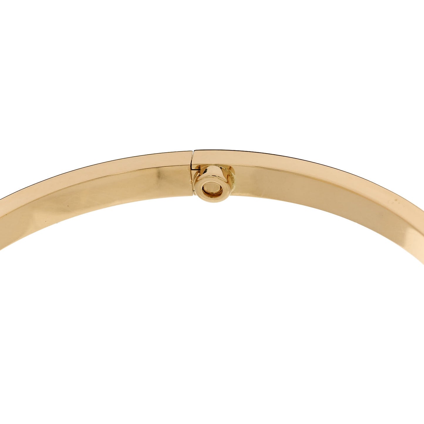 18K Yellow Gold 6 Diamond Small LOVE Bracelet 18