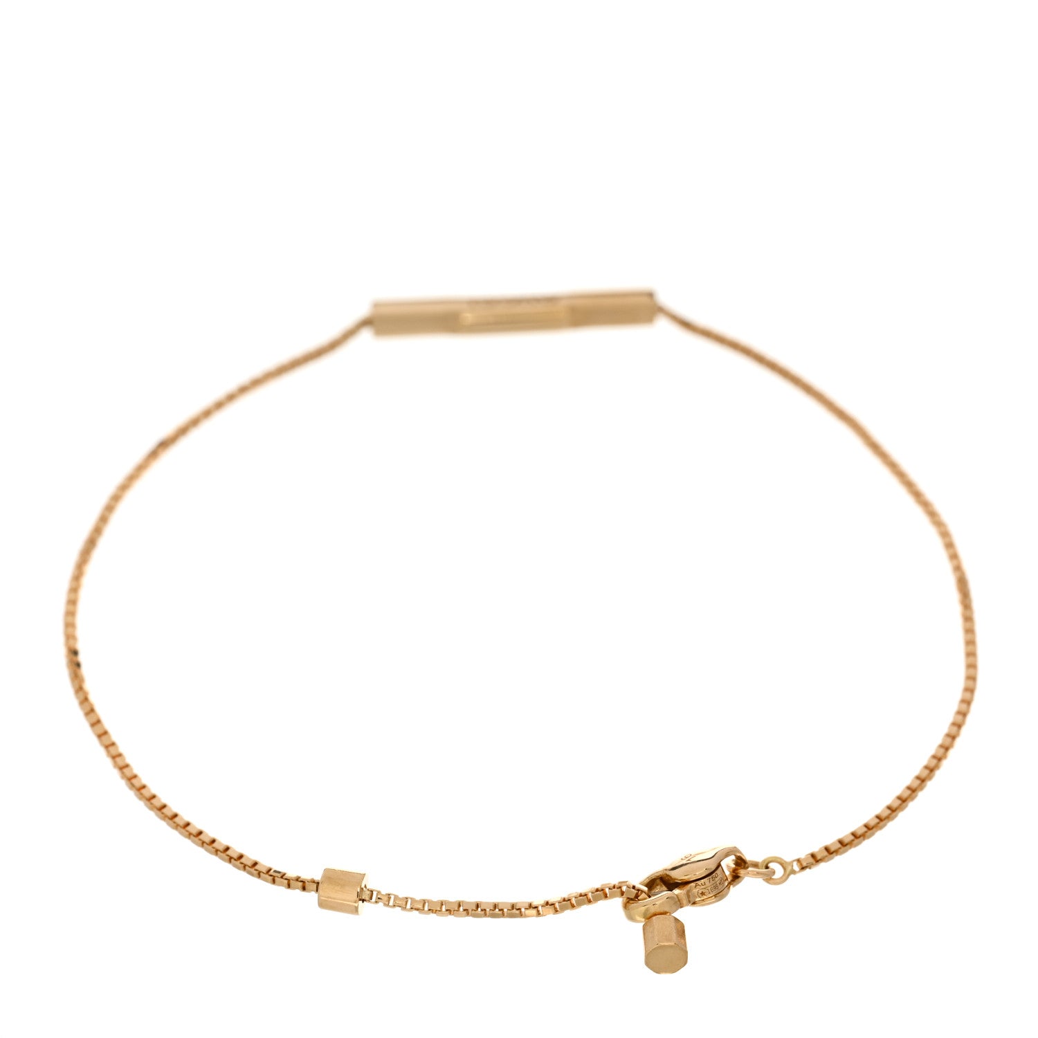 Gucci 18K Yellow Gold Link to Love Bar Bracelet 2 of 4