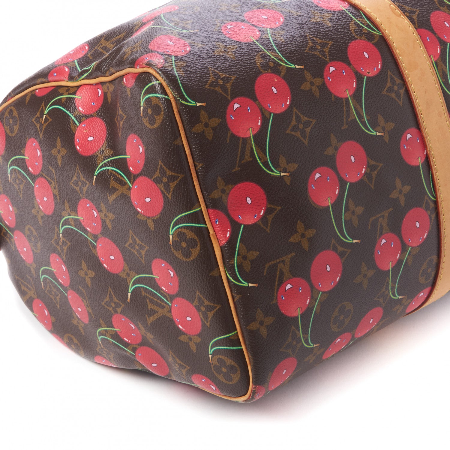 Louis Vuitton Monogram Cerises Keepall 45 6 of 12