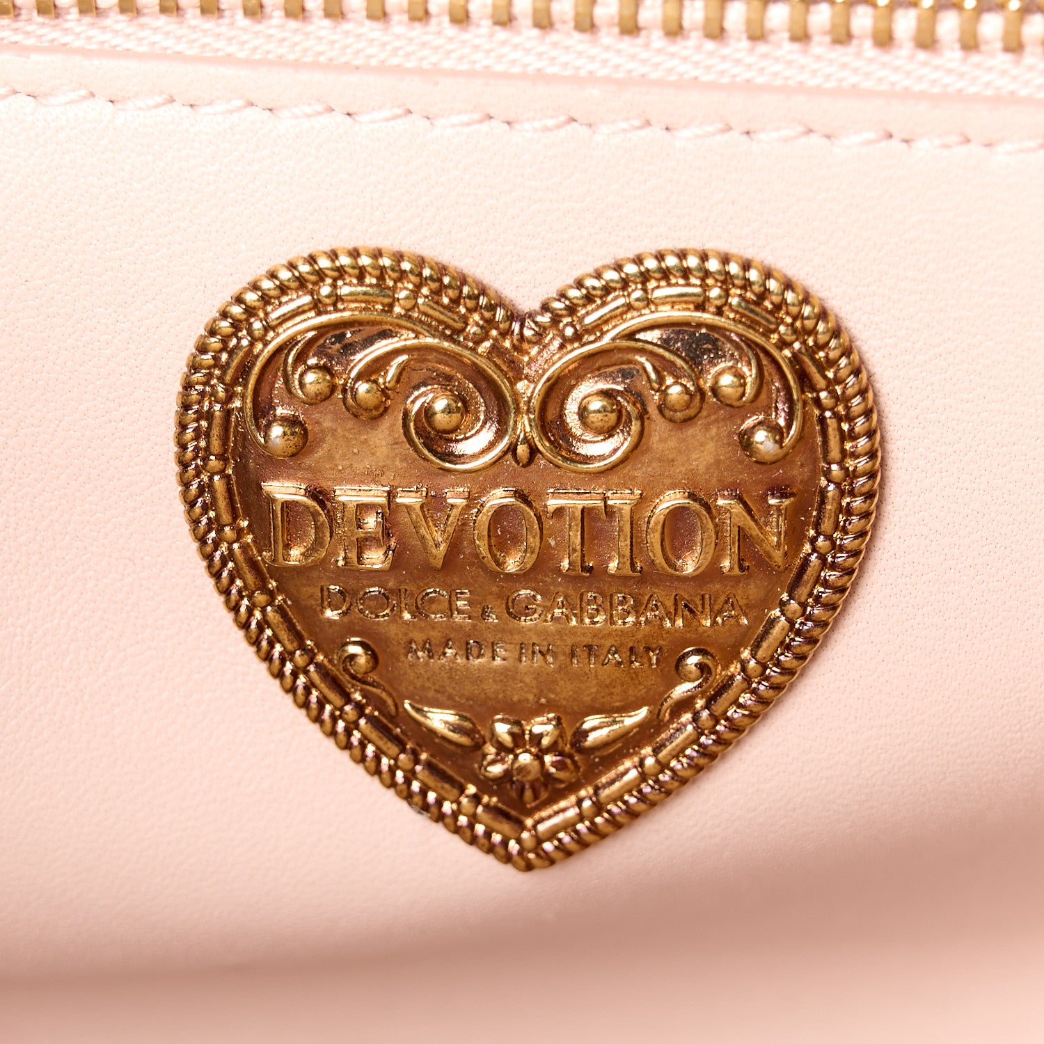 Dolce & Gabbana DOLCE & GABBANA Calfskin Medium Devotion Crossbody Bag Cipria 7 of 16