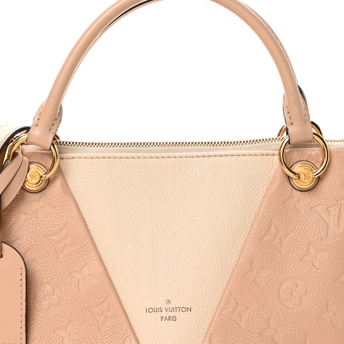 Empreinte V Tote BB Beige Rose Creme