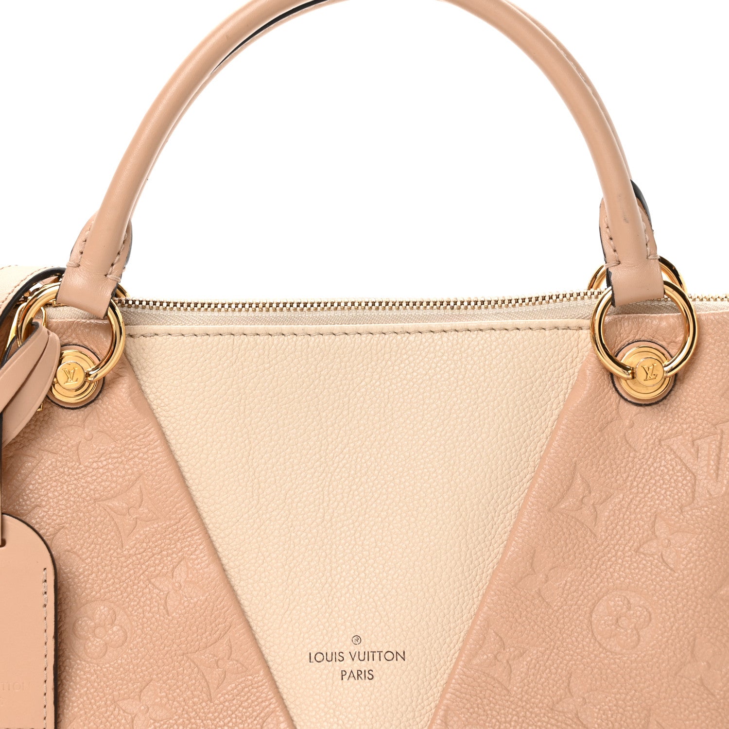Louis Vuitton Empreinte V Tote BB Beige Rose Creme 8 of 11