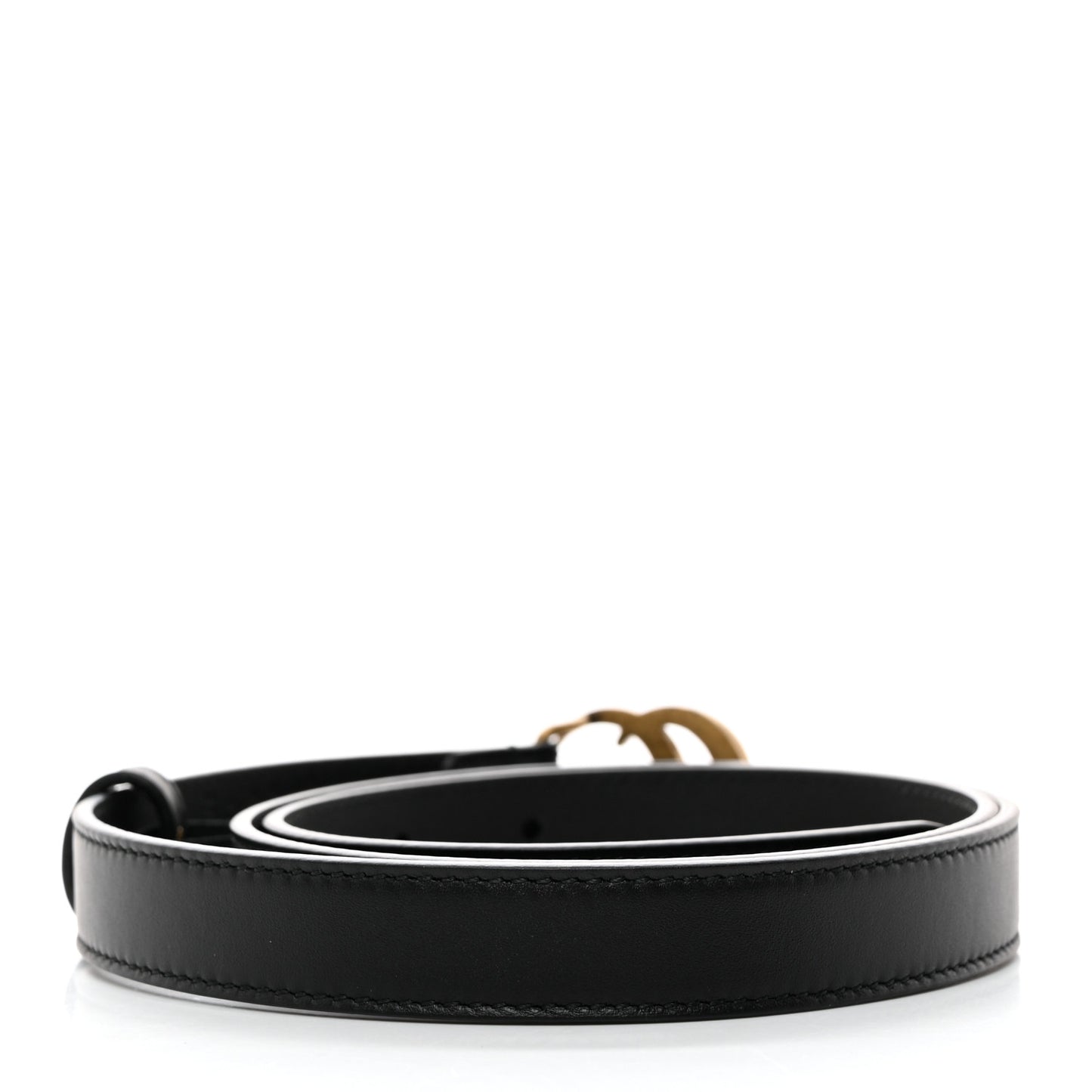 Calfskin Double G 20mm Belt 85 34 Black