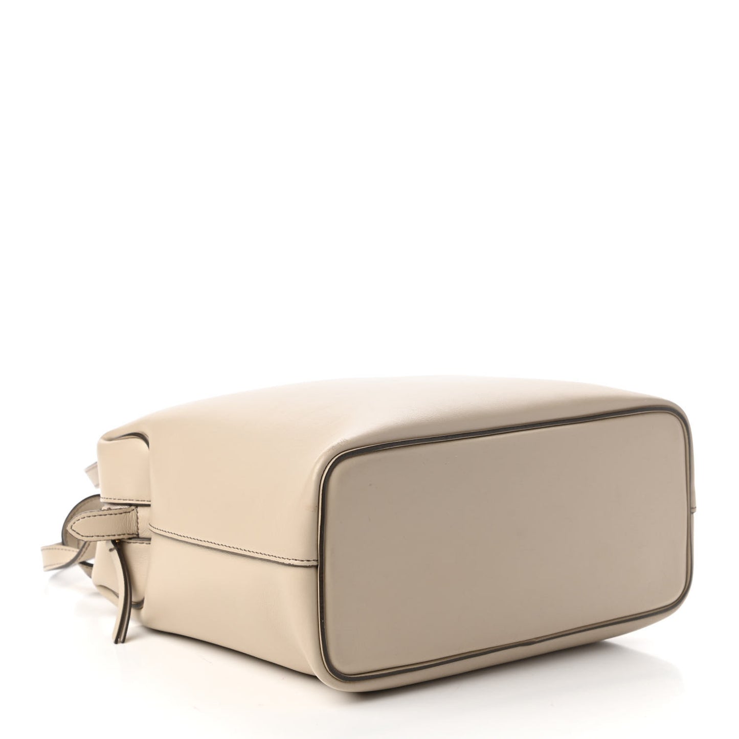 Lambskin Small Soft Cube Satchel Light Taupe
