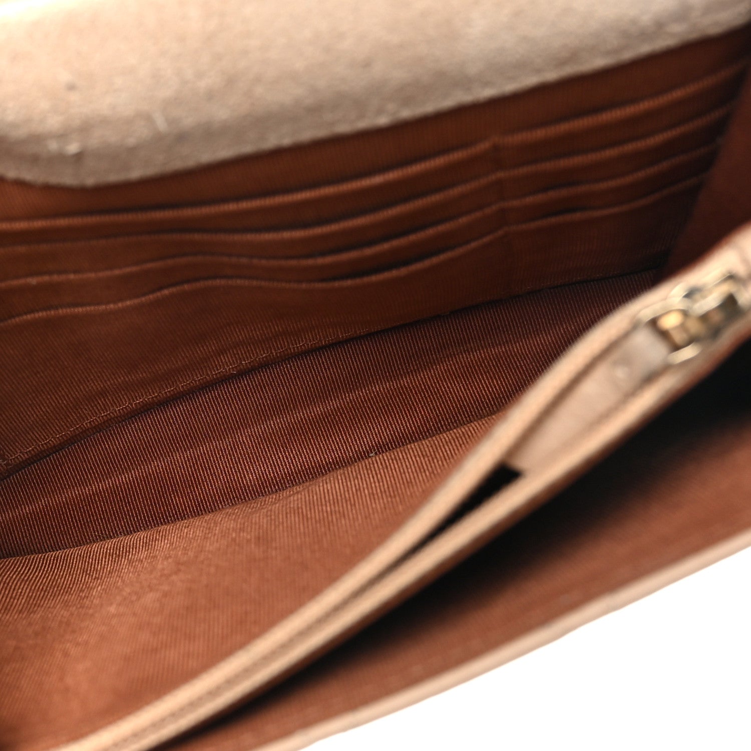 Chanel Calfskin Quilted Archi Chic Square Wallet On Chain WOC Beige 5 of 11