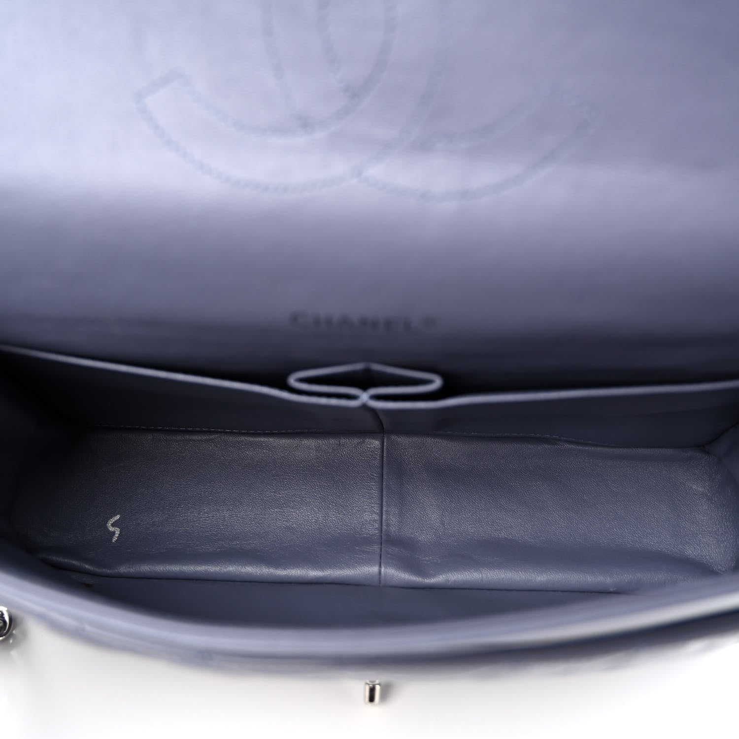 Chanel Lambskin Quilted Maxi Double Flap Light Purple 5 of 11