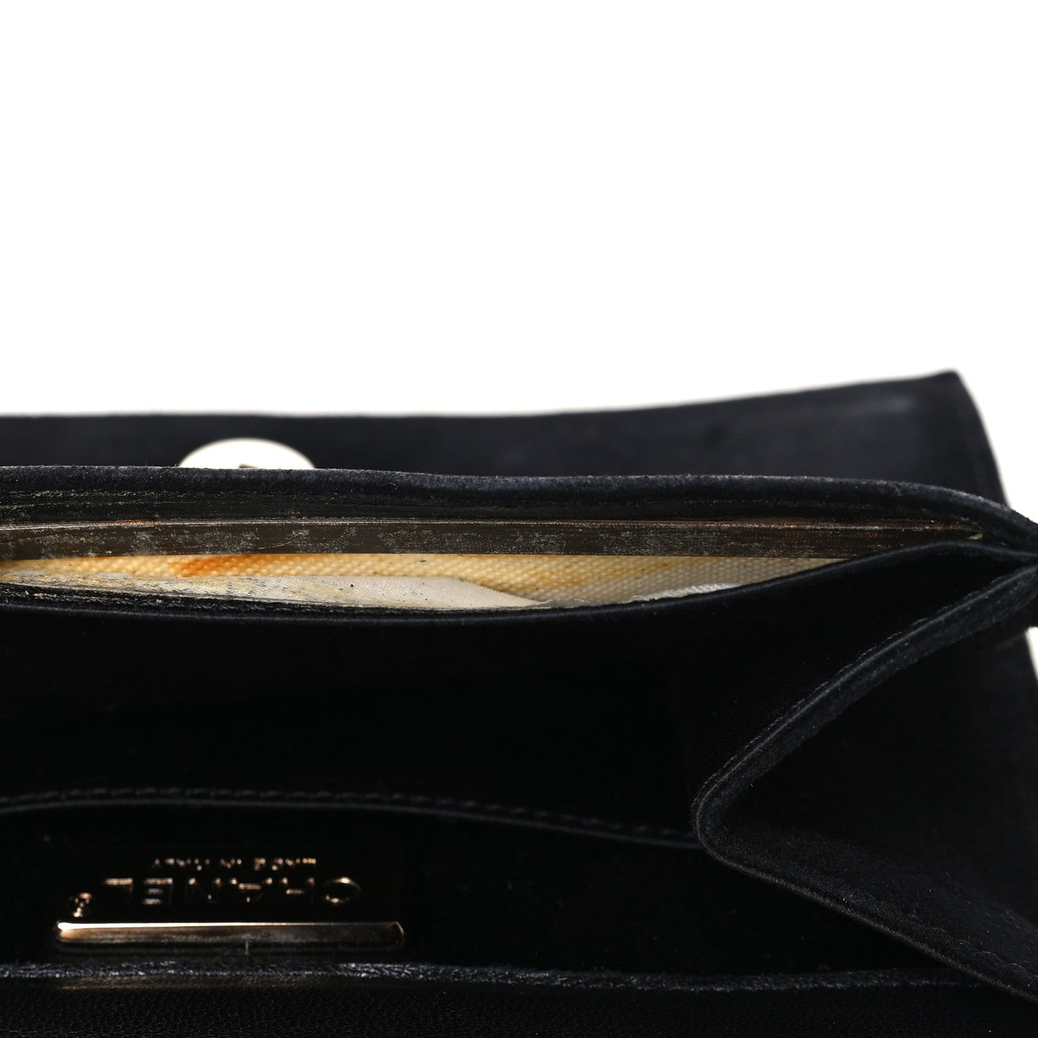 Chanel Crystal Quilted Clutch Silver 12 of 12