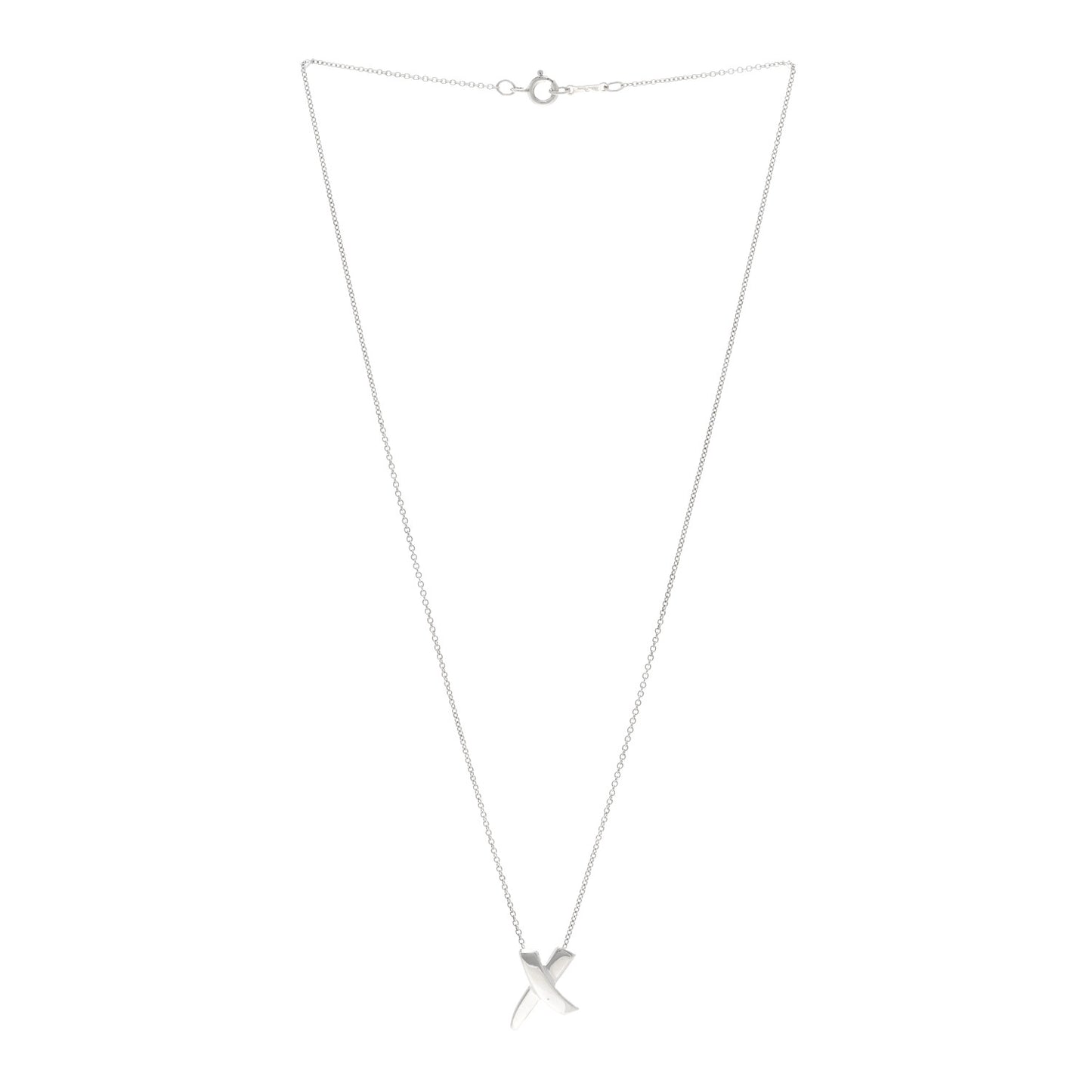 Sterling Silver Paloma Picasso Graffiti X Pendant Necklace