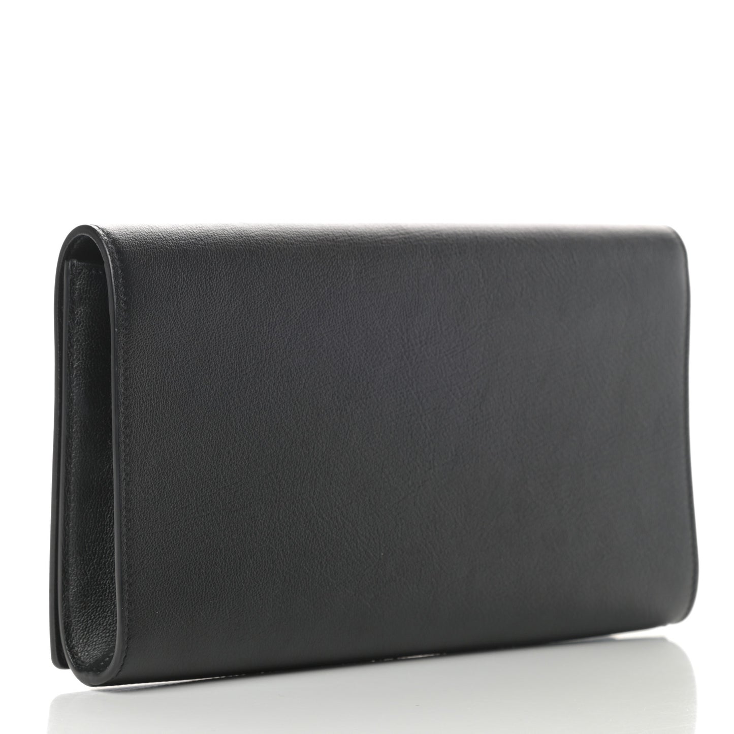 Calfskin Monogram Large Belle De Jour Clutch Black