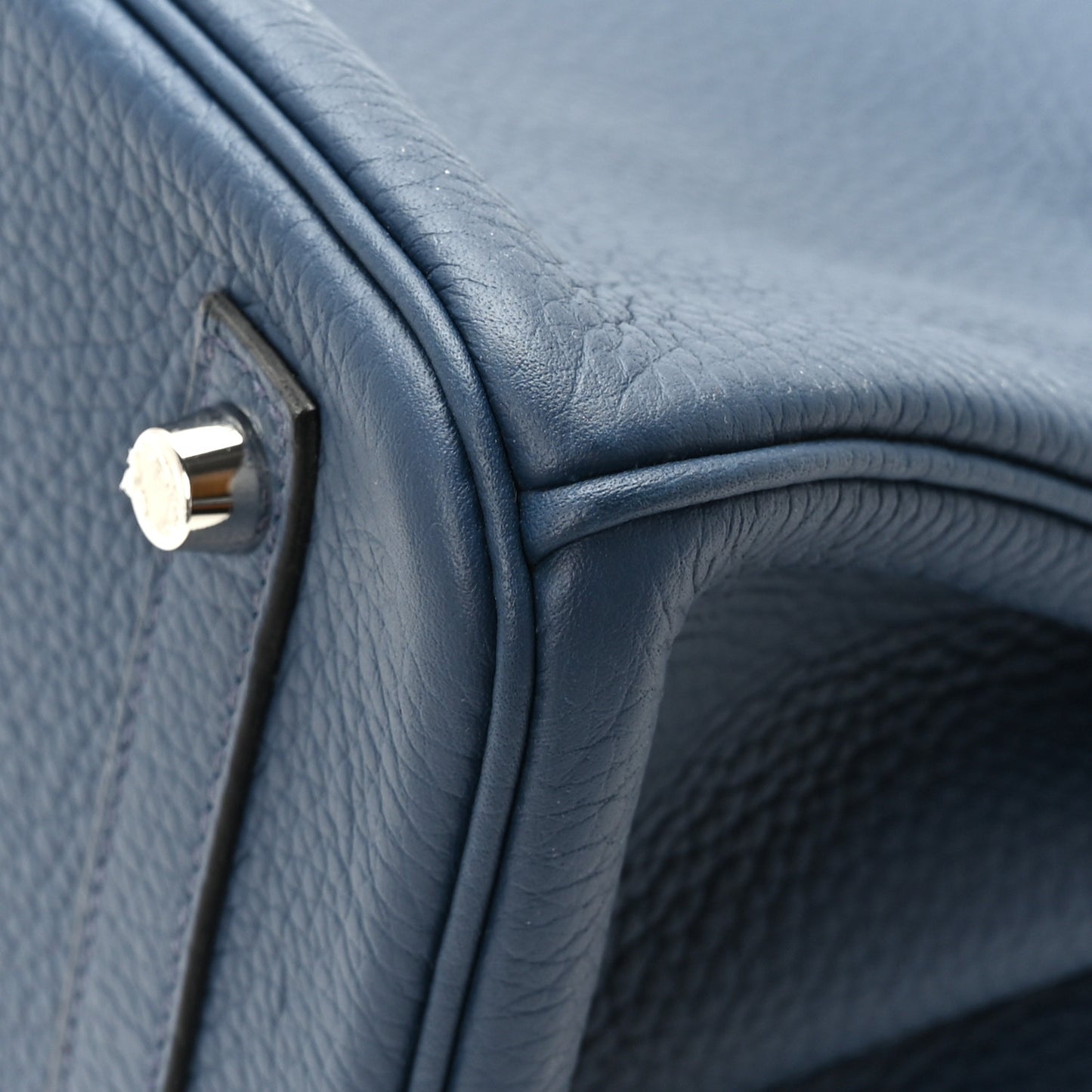 Togo Verso Birkin 30 Deep Bleu Bleu Zanzibar