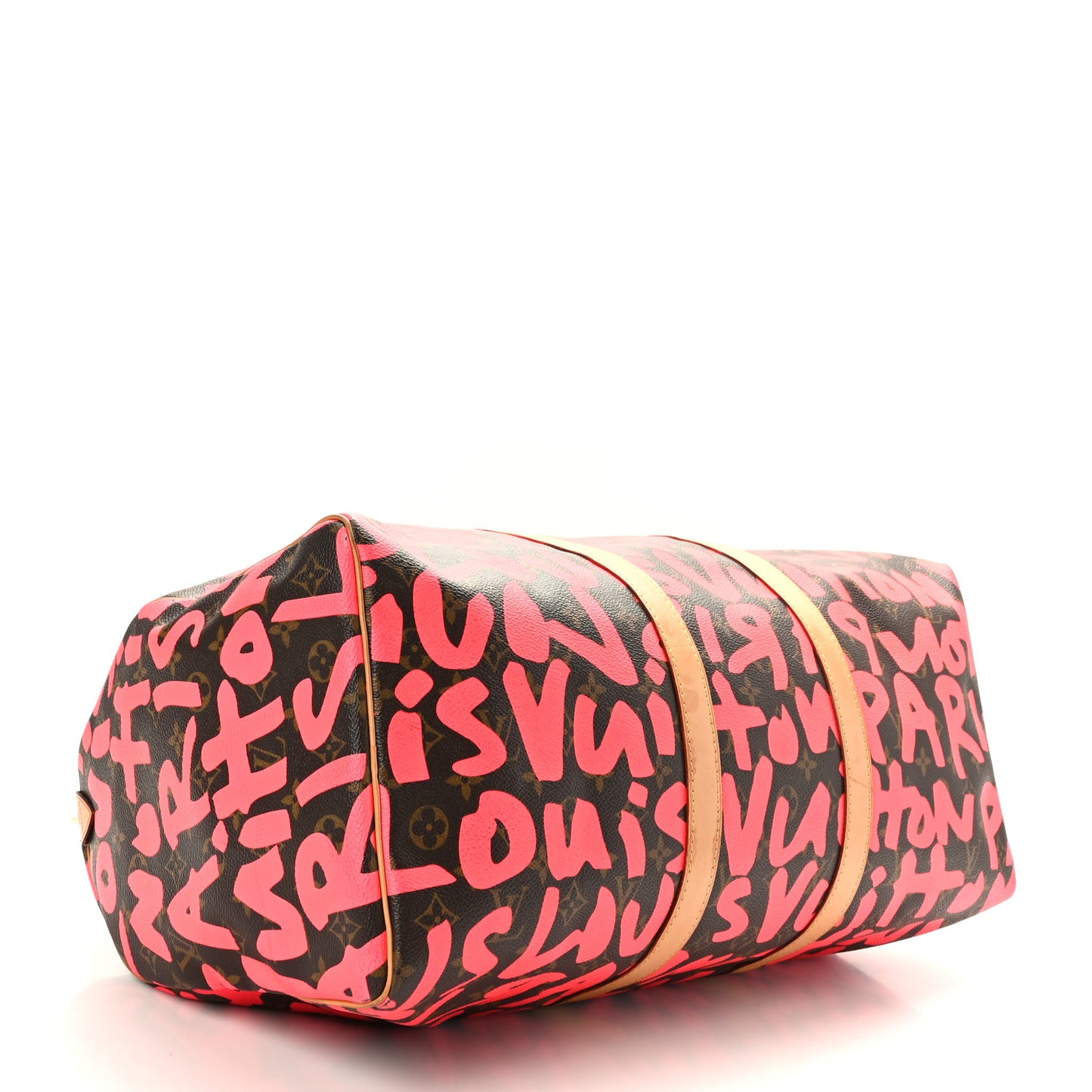 Monogram Graffiti Keepall 50 Fuchsia